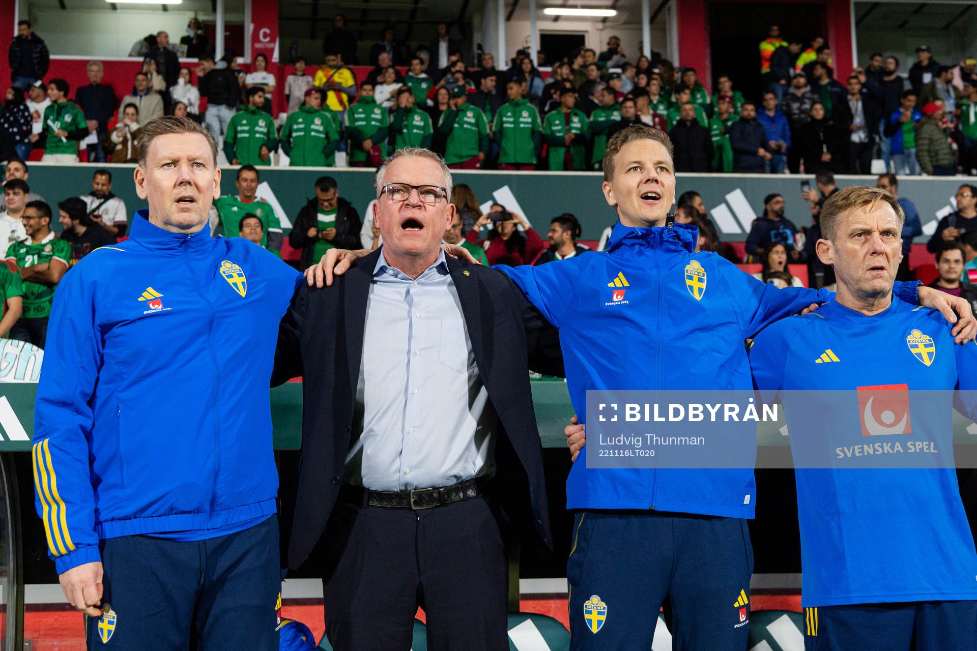 Assistant coach Peter Wettergren, Head coach Janne