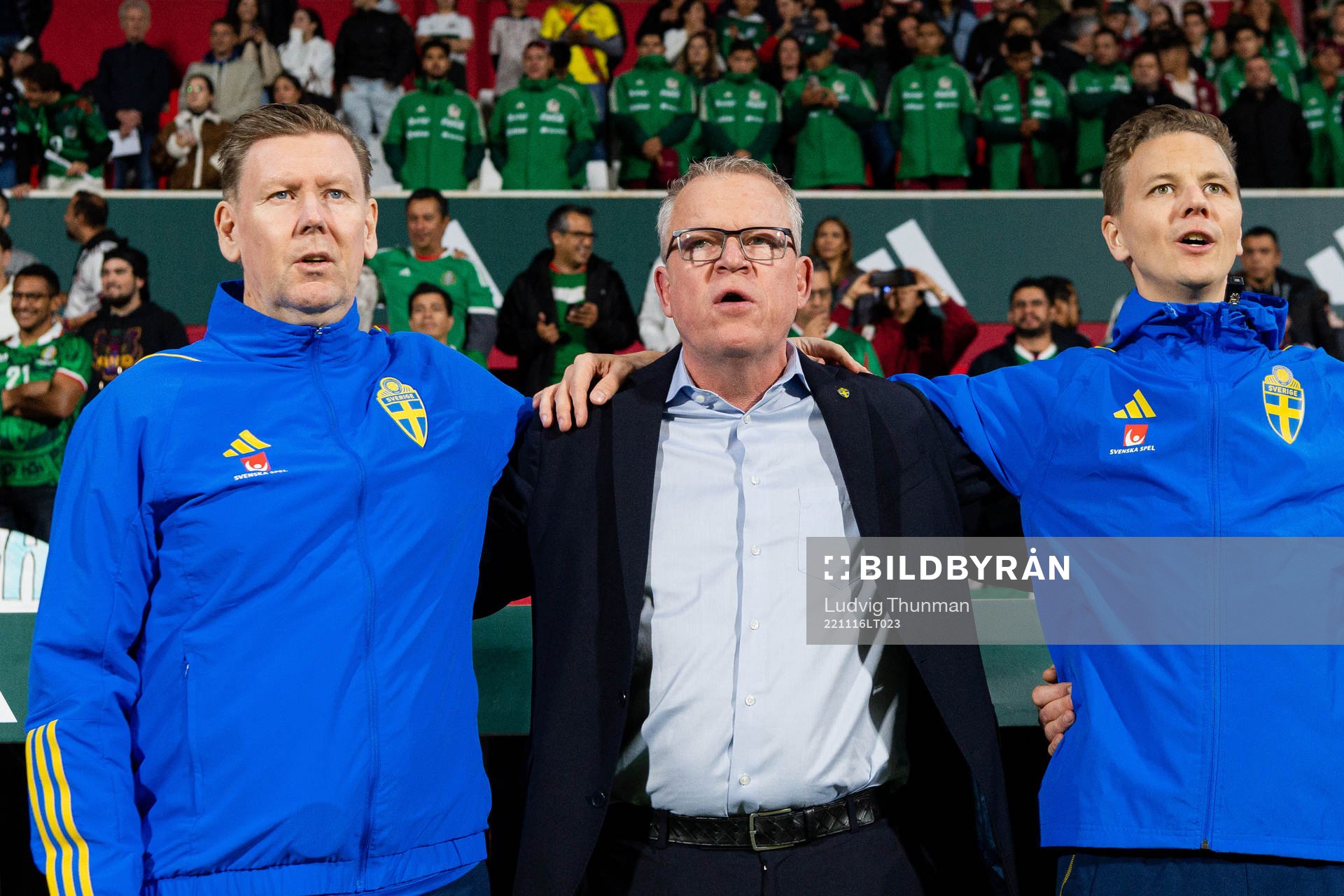 Assistant coach Peter Wettergren, Head coach Janne
