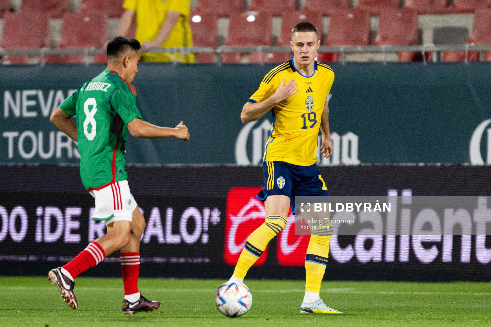 Carlos Rodriguez of Mexico and Mattias Svanberg of Sweden