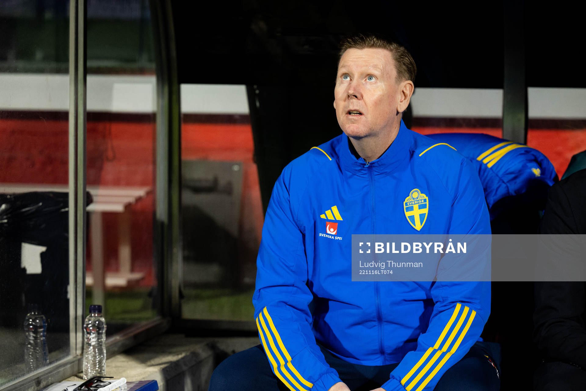 Assistant coach Peter Wettergren of Sweden