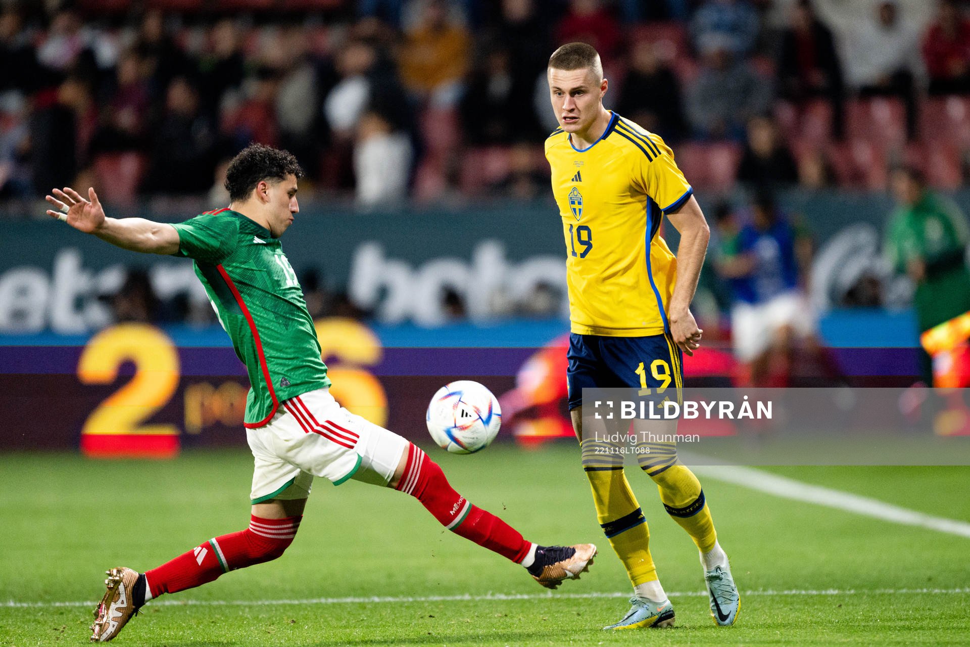 Jorge Sanchez of Mexico and Mattias Svanberg of Sweden
