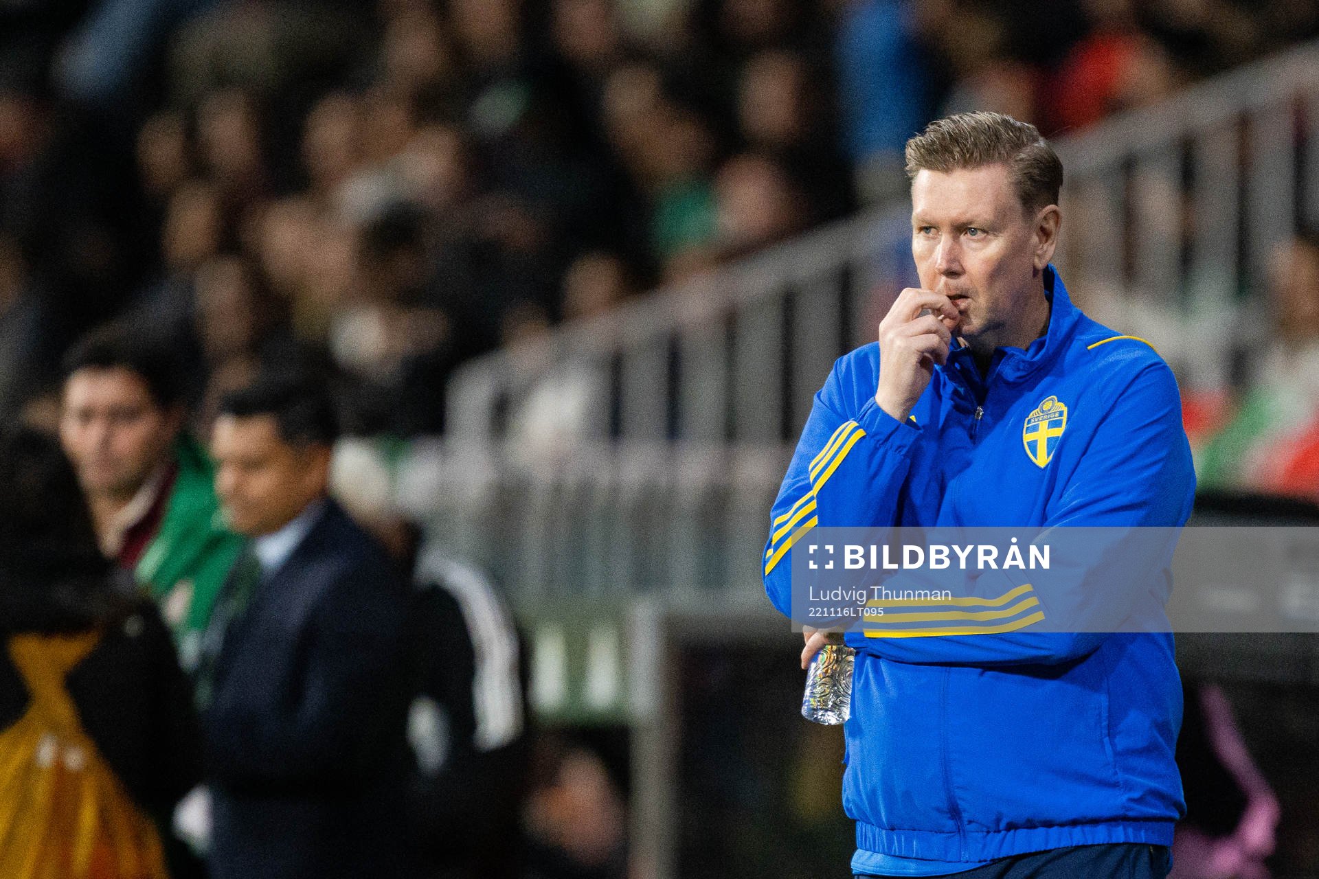 Assistant coach Peter Wettergren of Sweden