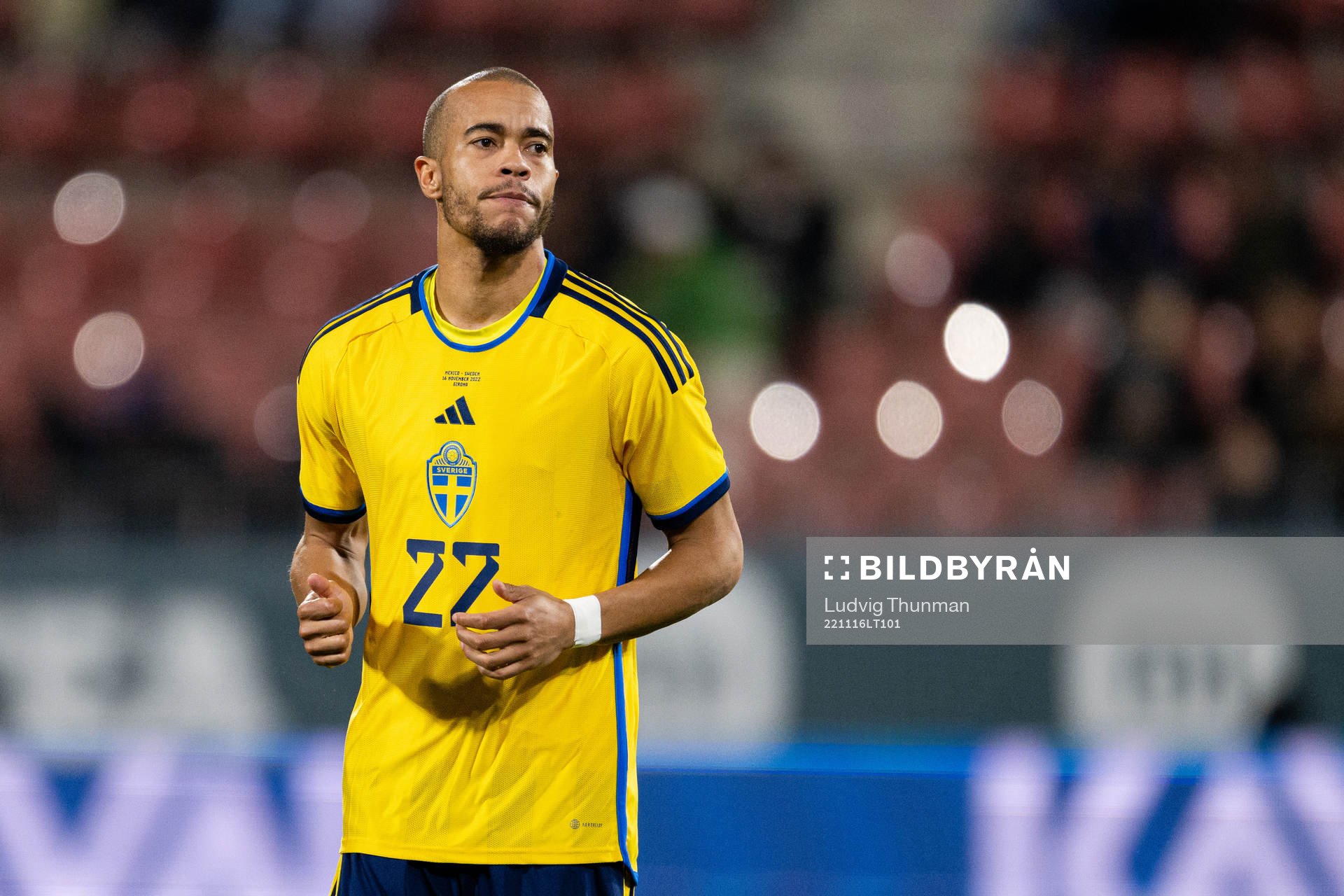 Robin Quaison of Sweden