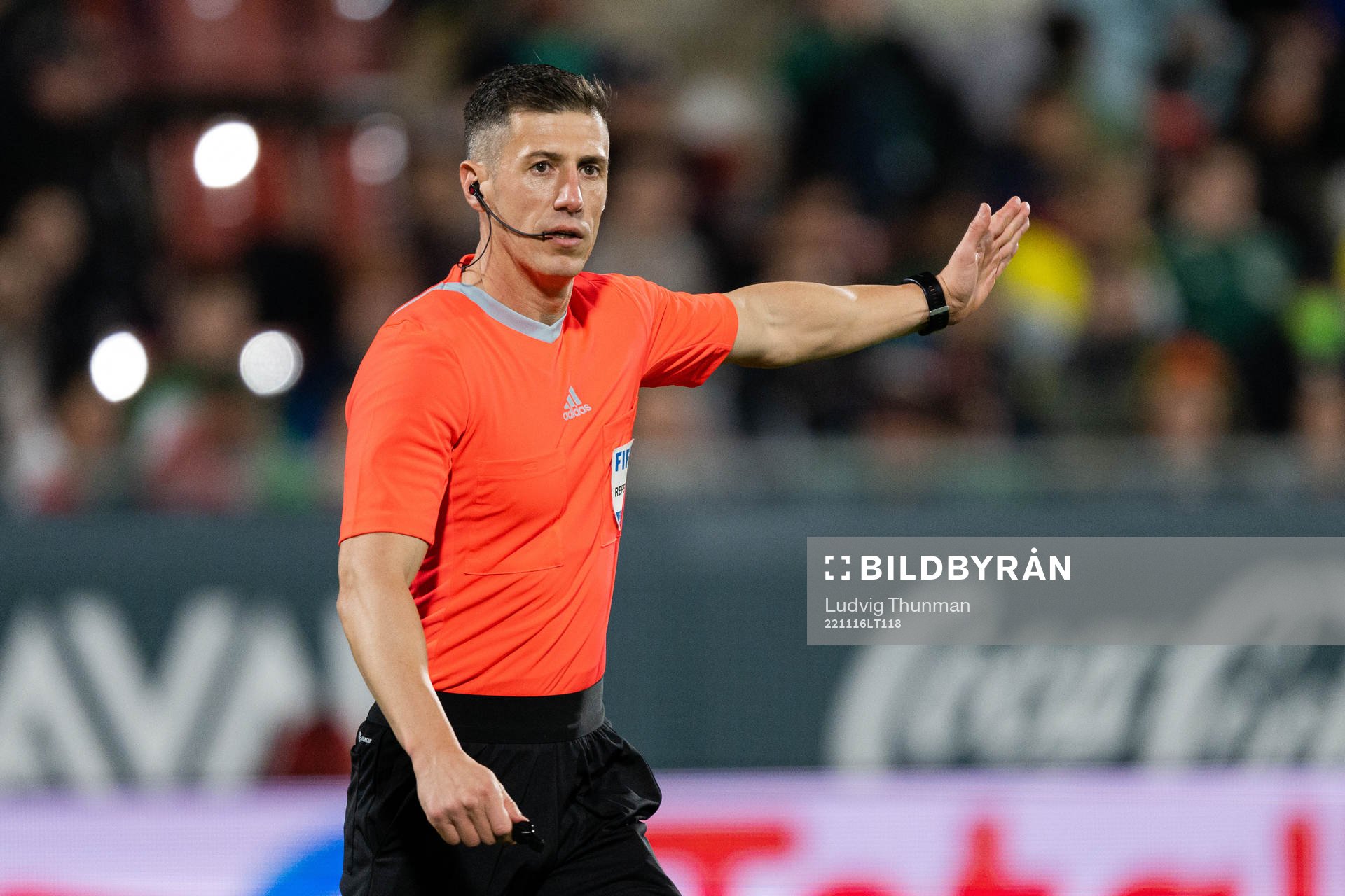 Referee Cesar Soto Grado