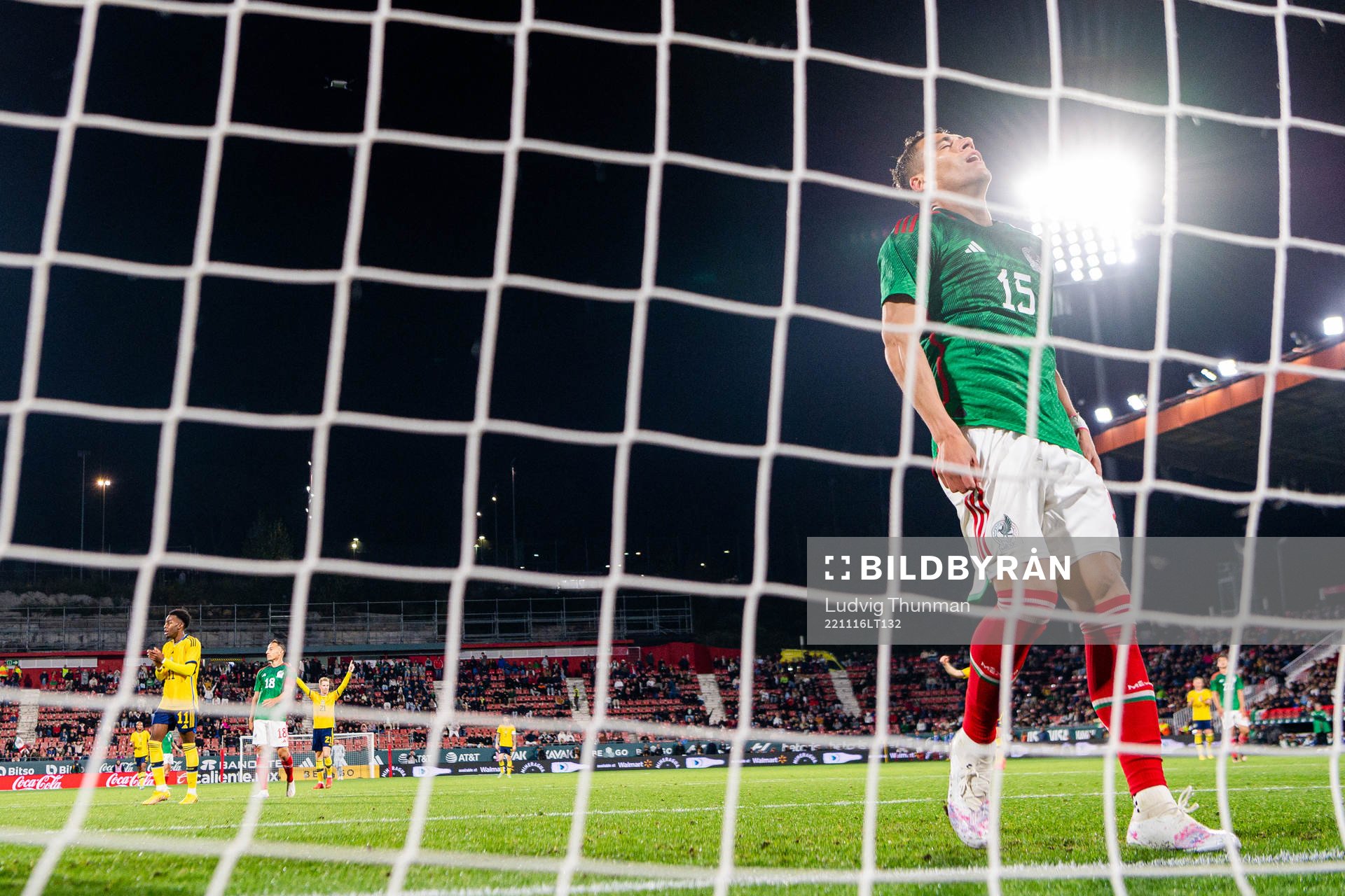Hector Moreno of Mexico looks dejected
