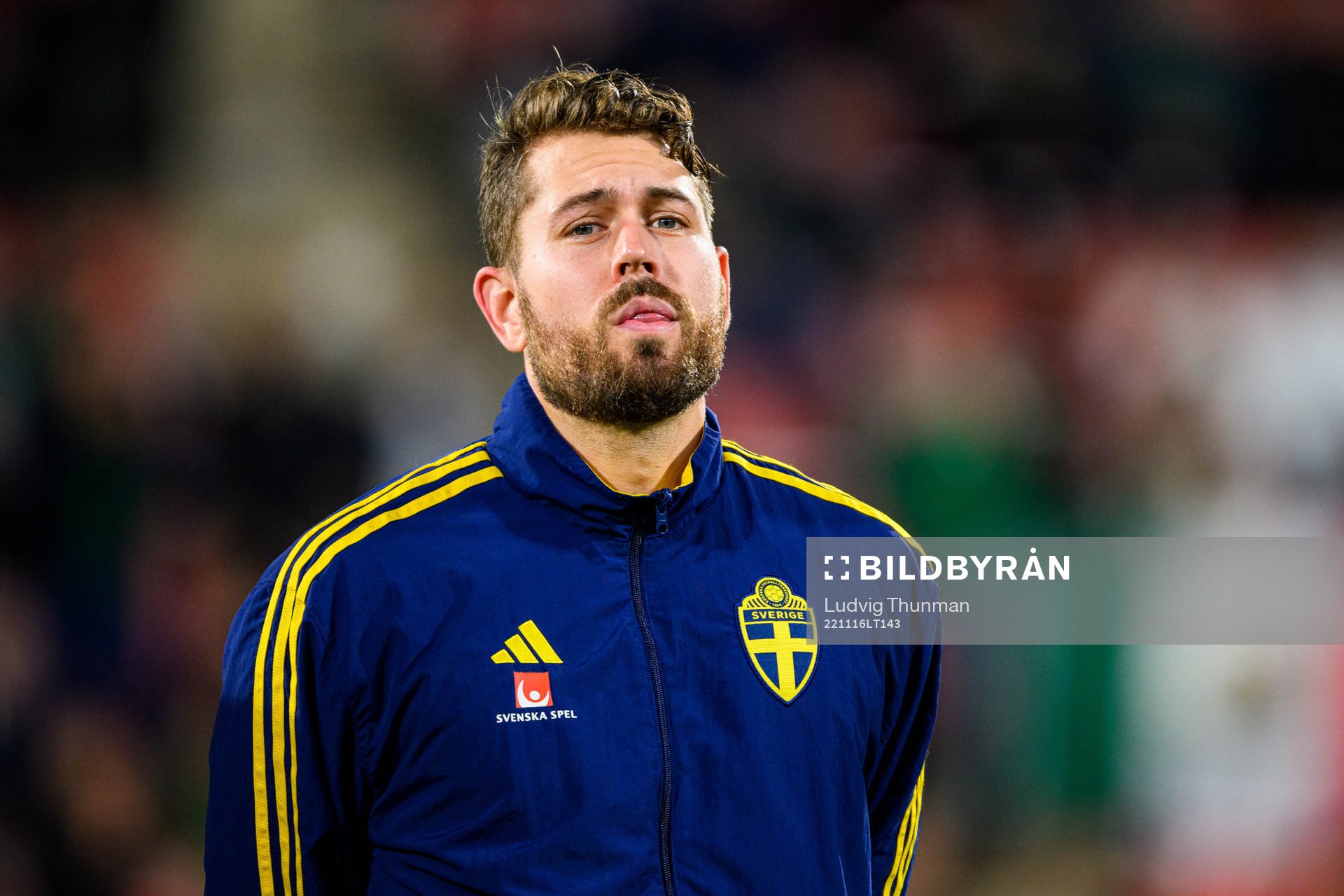 Goalkeeper Kristoffer Nordfeldt of Sweden