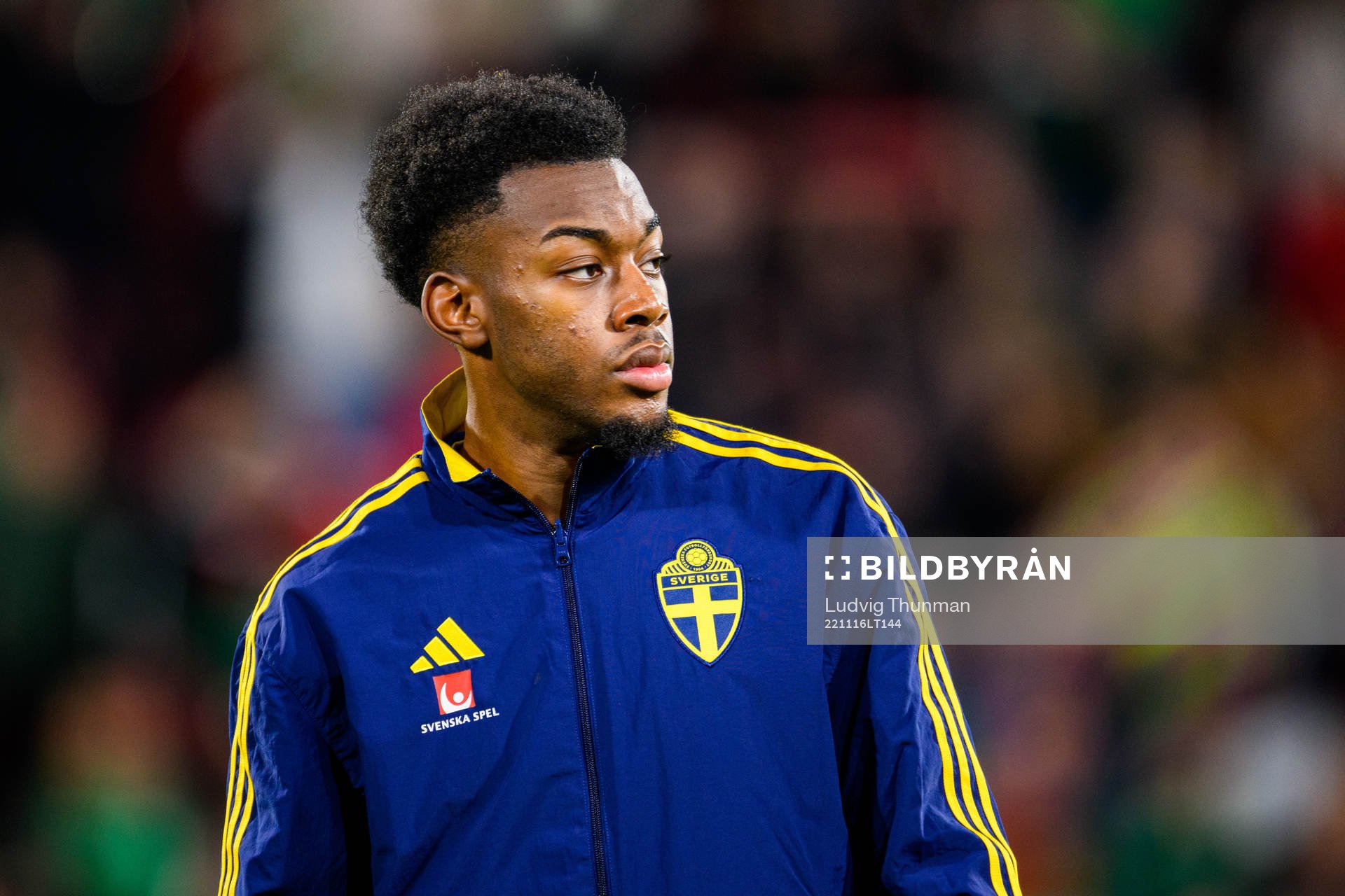 Anthony Elanga of Sweden