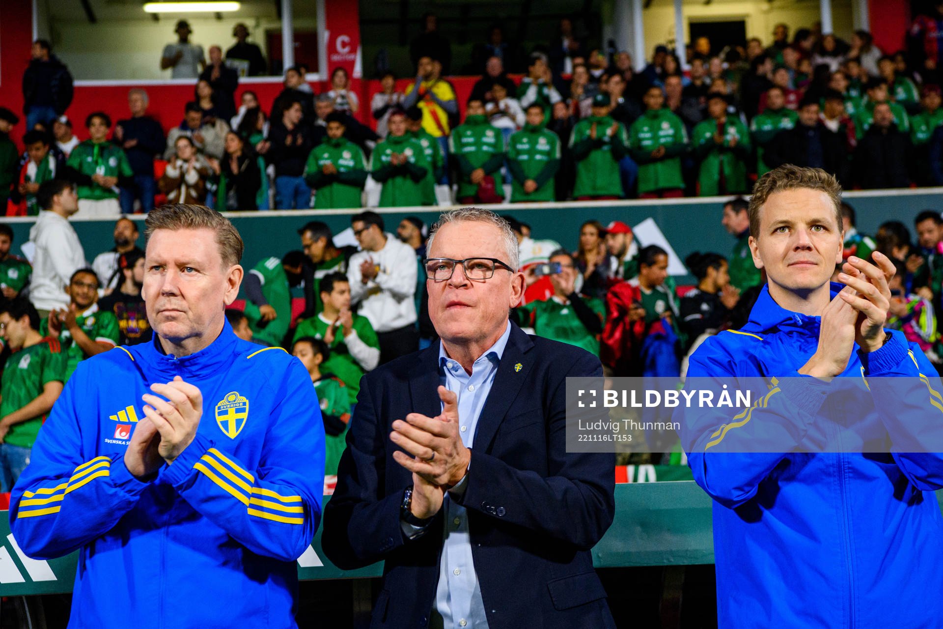Assistant coach Peter Wettergren, head coach Janne