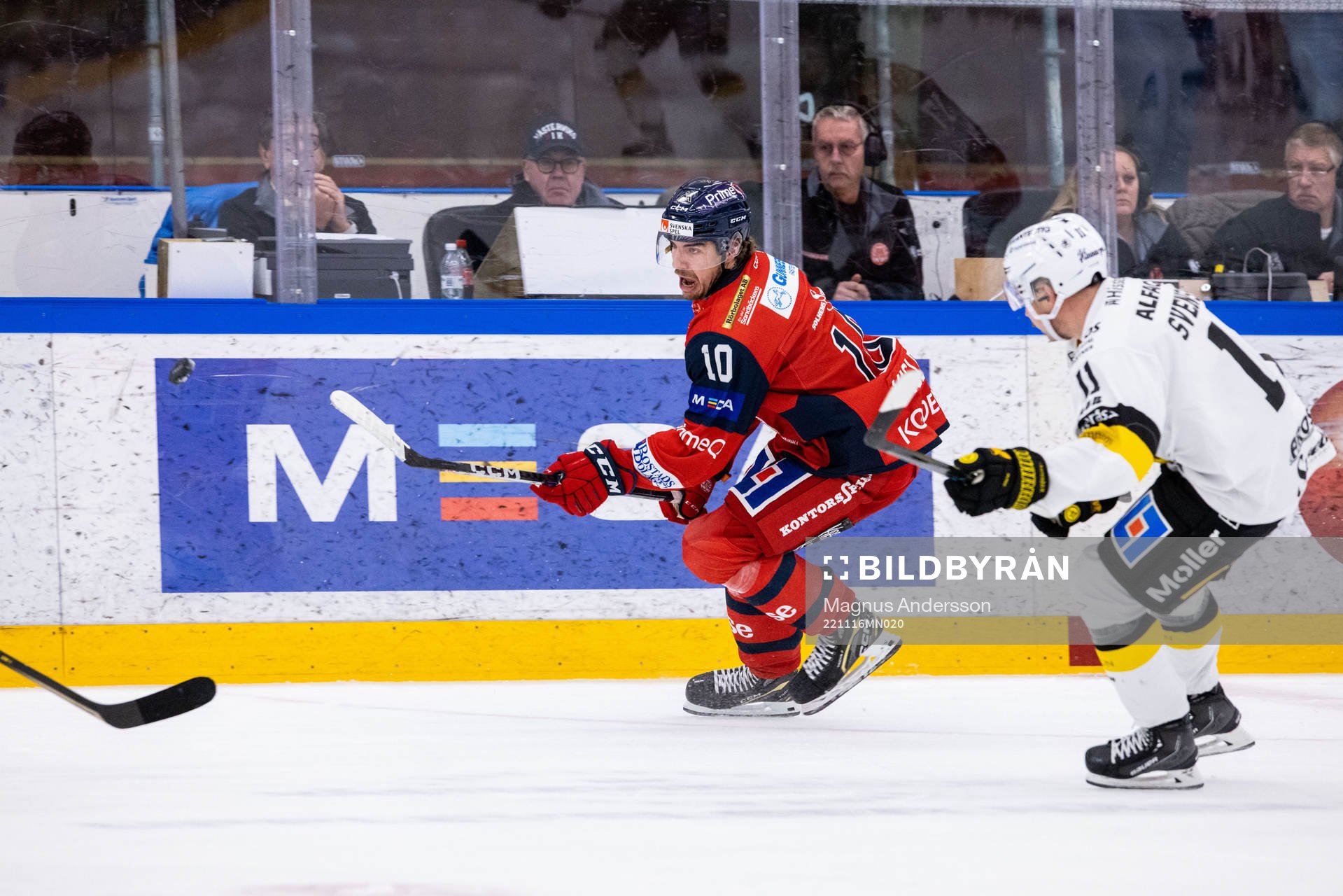 Västerviks Mattias Wigley och Västerås Anton Svensson