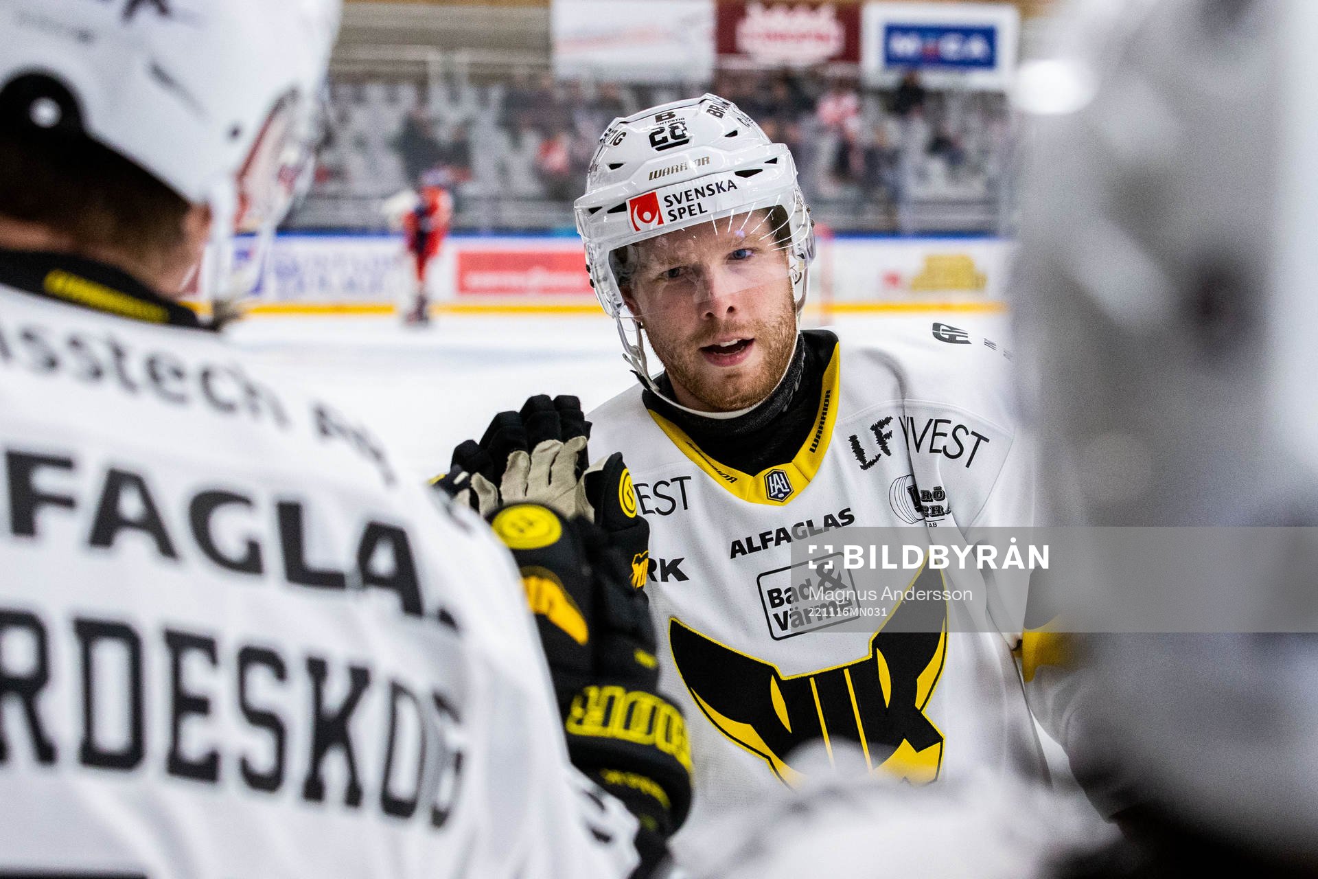 Västerås Lukas Zetterberg jublar
