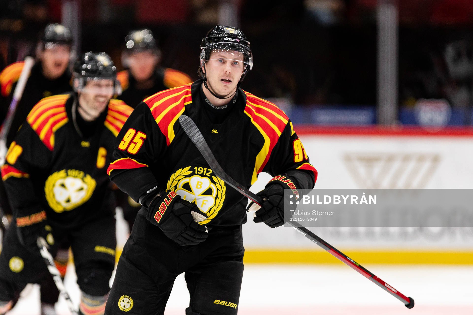Brynäs Nick Olesen jublar