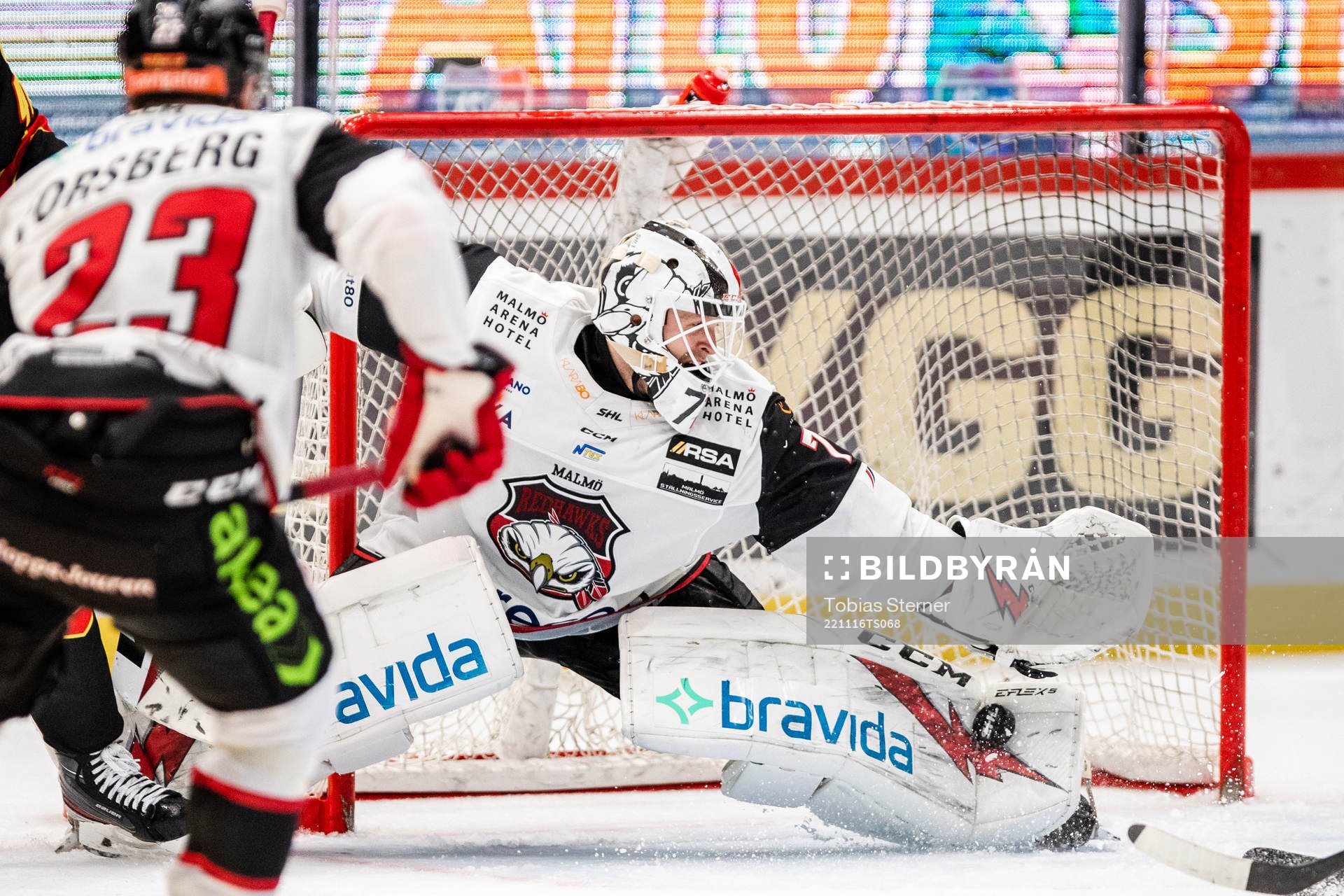 Malmö Redhawks målvakt Daniel Marmenlind
