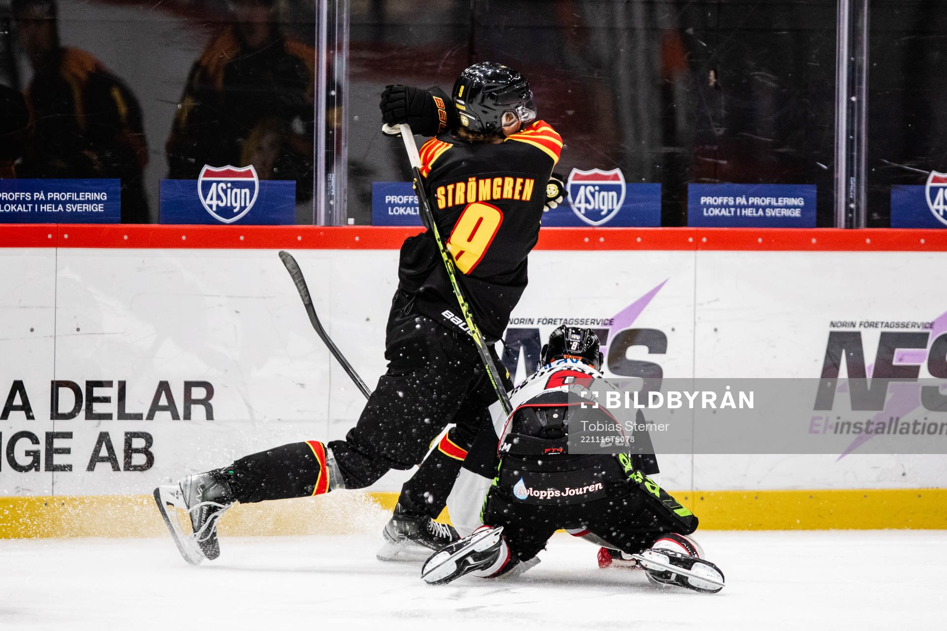 Brynäs William Strömgren och Malmö Redhawks Johan