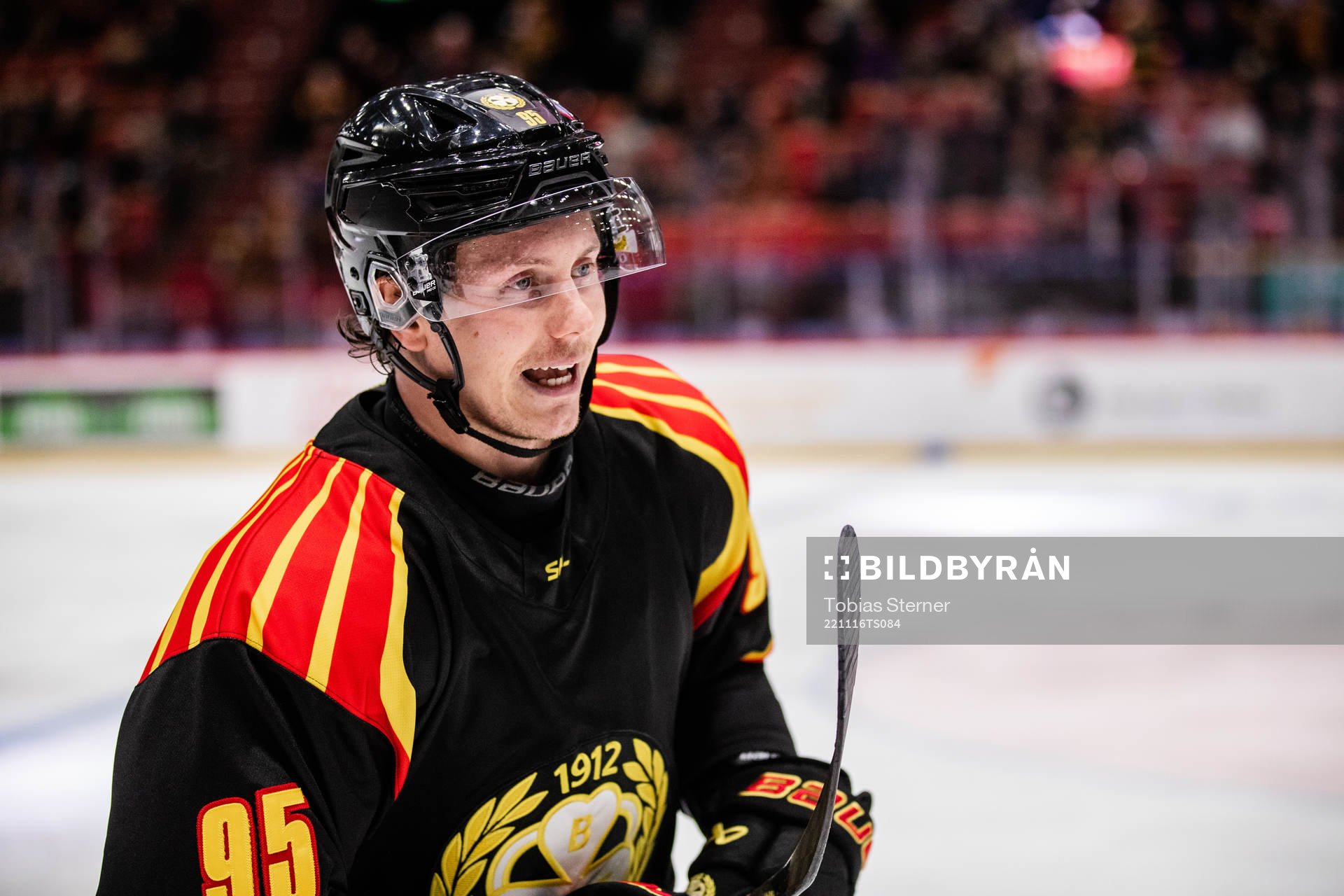 Brynäs Nick Olesen jublar