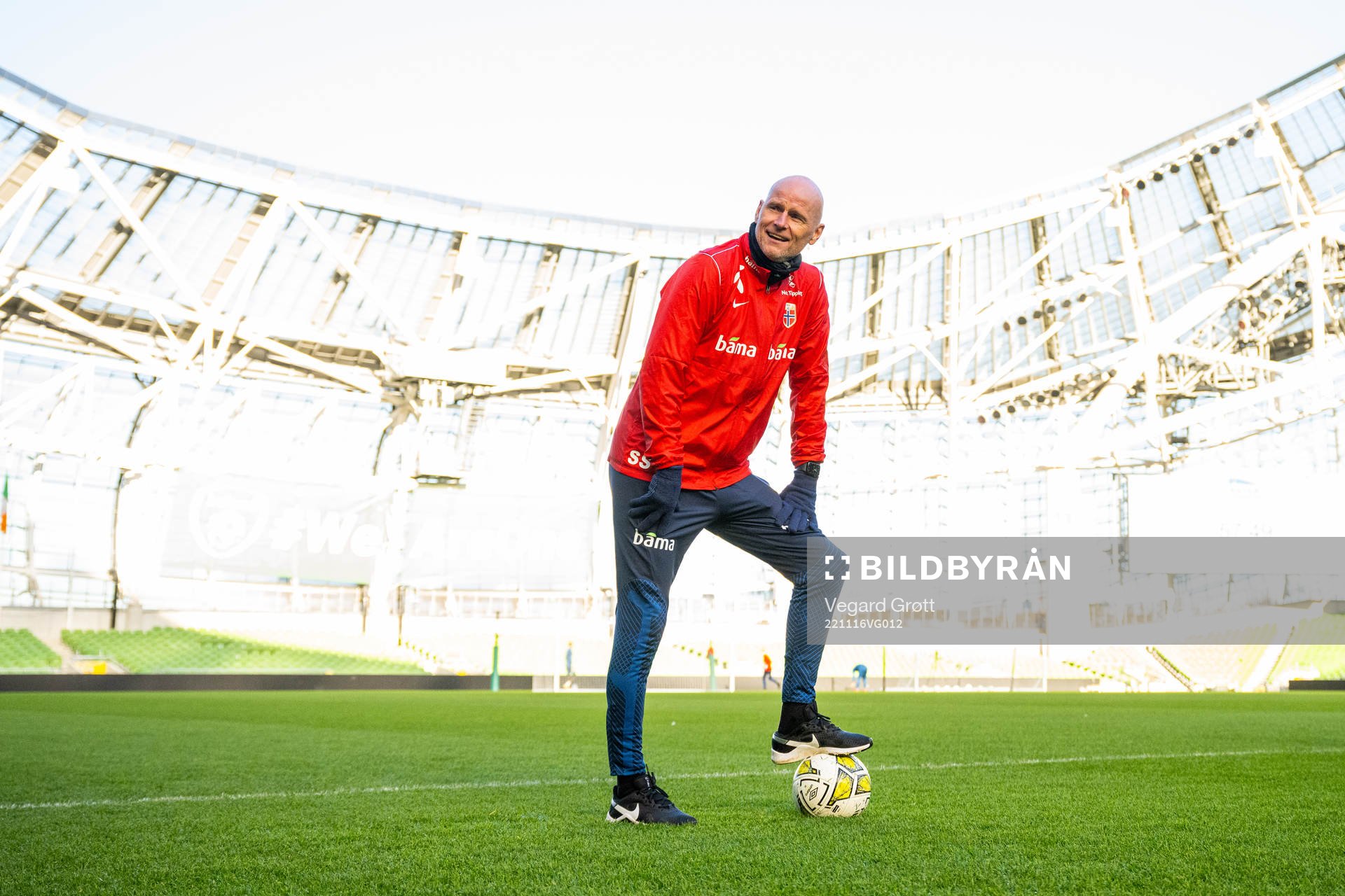 Ståle Solbakken, head coach of the Norwegian national