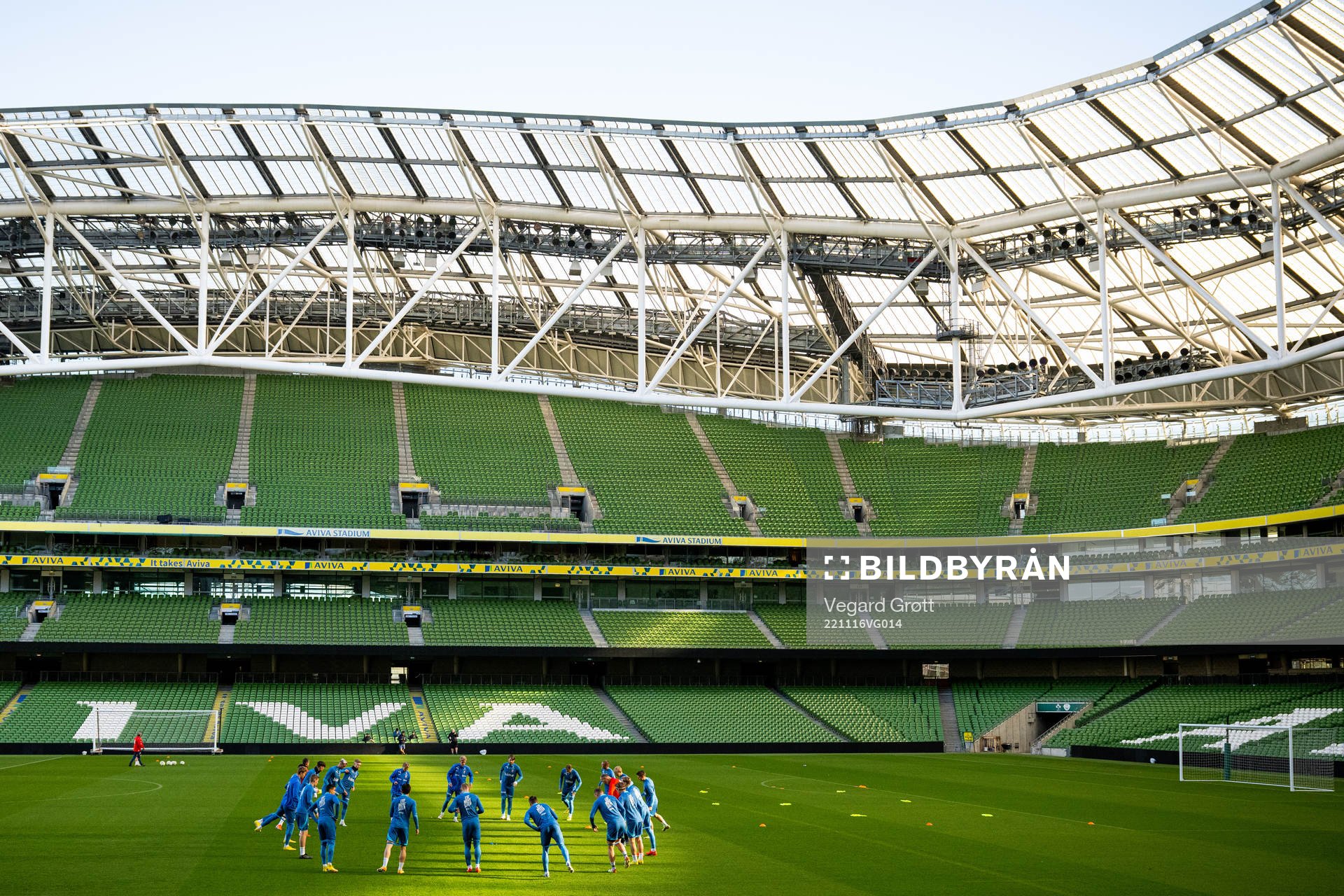 General view of Aviva Stadium