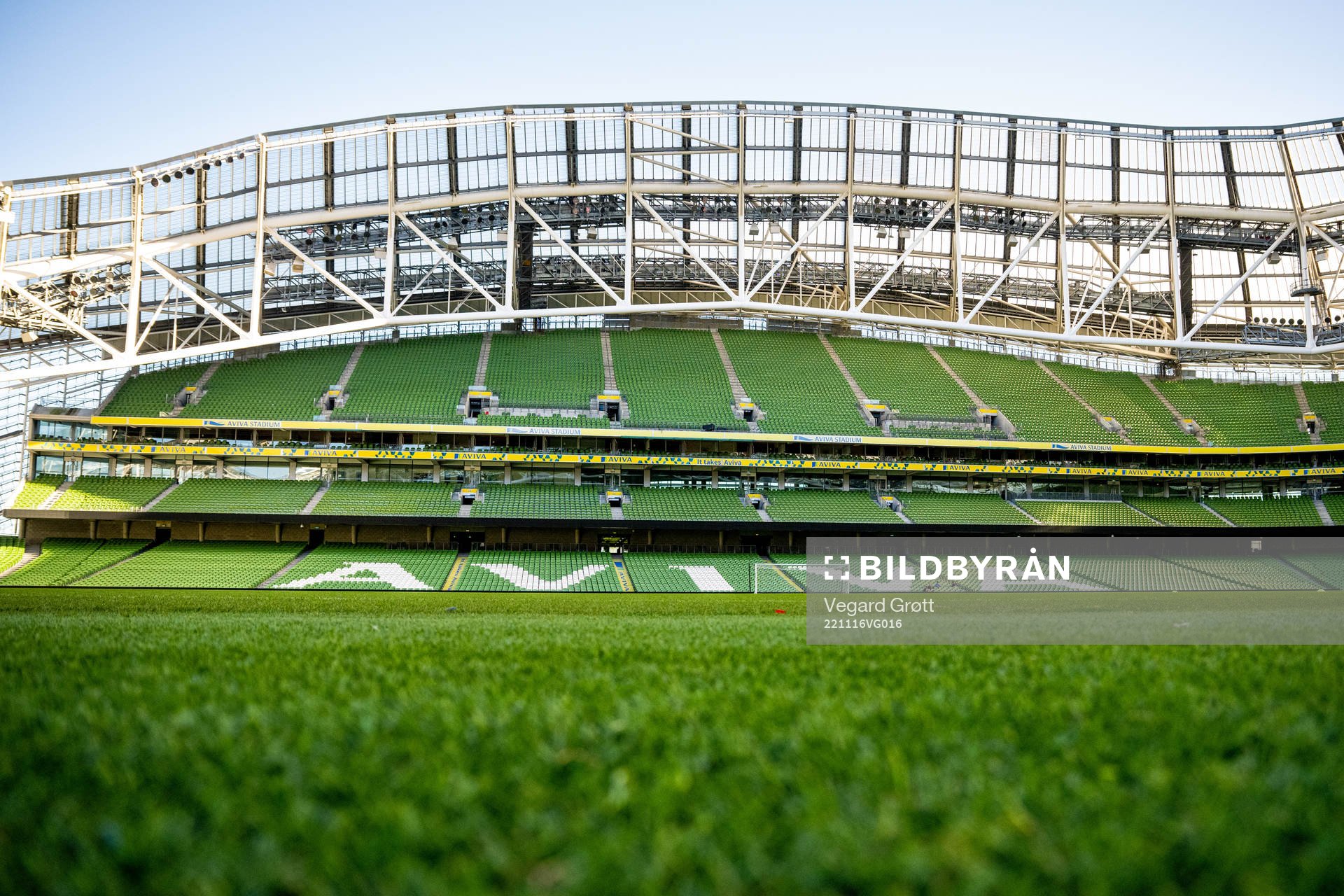 General view of Aviva Stadium