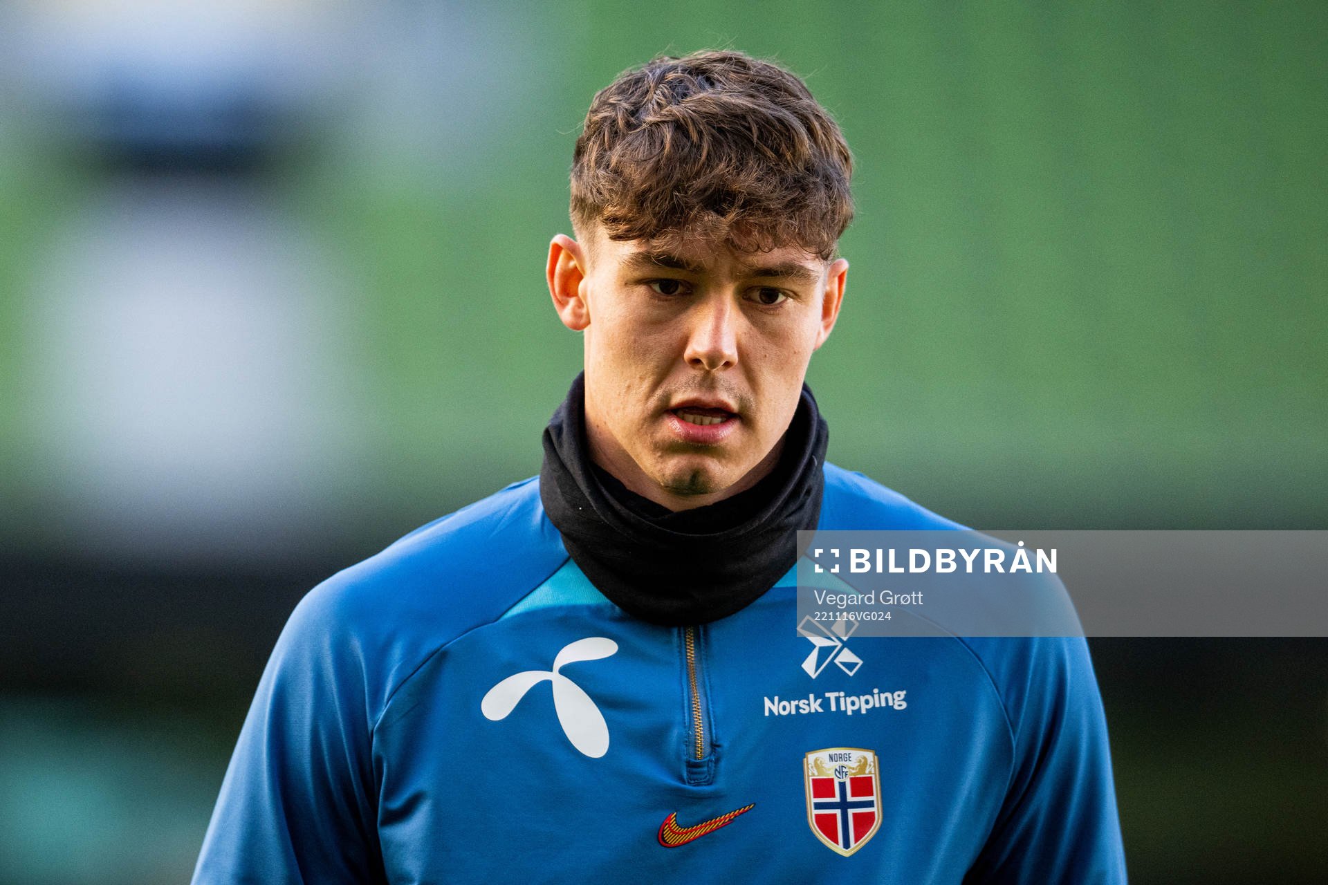Jørgen Strand Larsen of the Norwegian national football