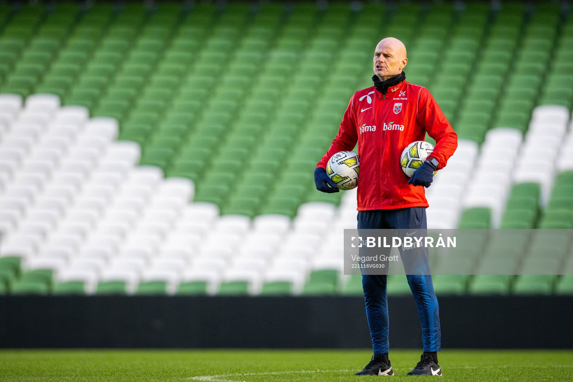 Ståle Solbakken, head coach of the Norwegian national