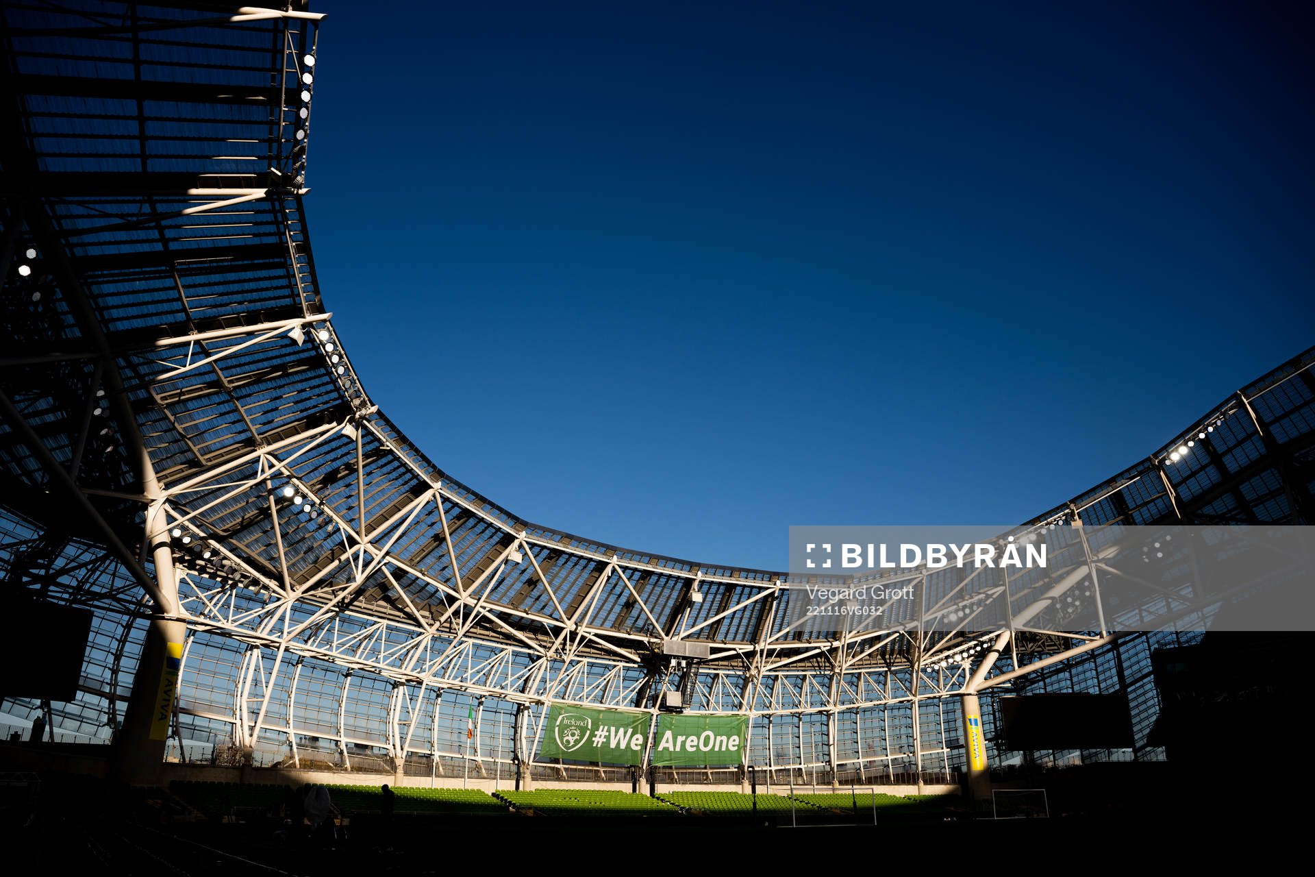 General view of Aviva Stadium
