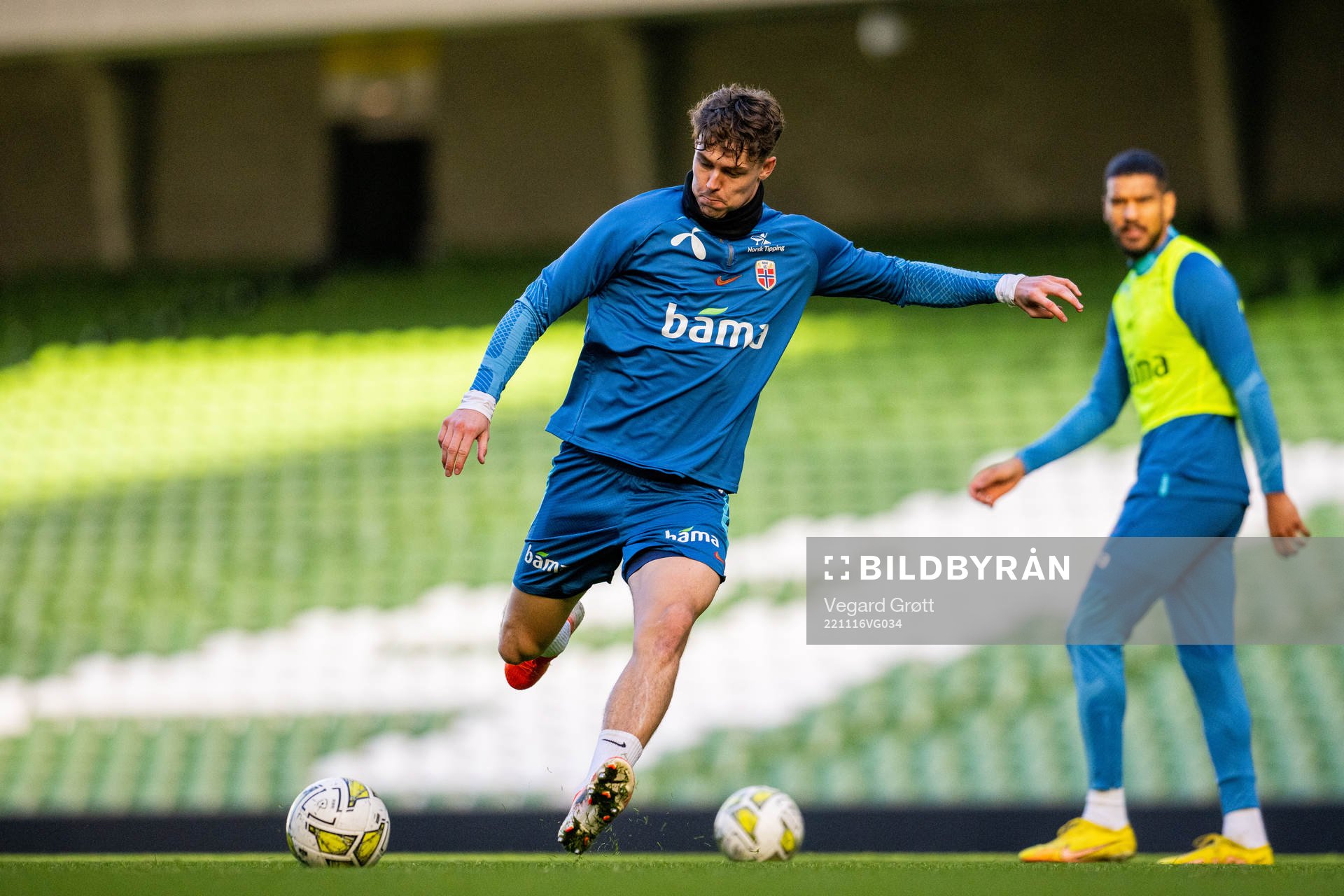 Jørgen Strand Larsen of the Norwegian national football