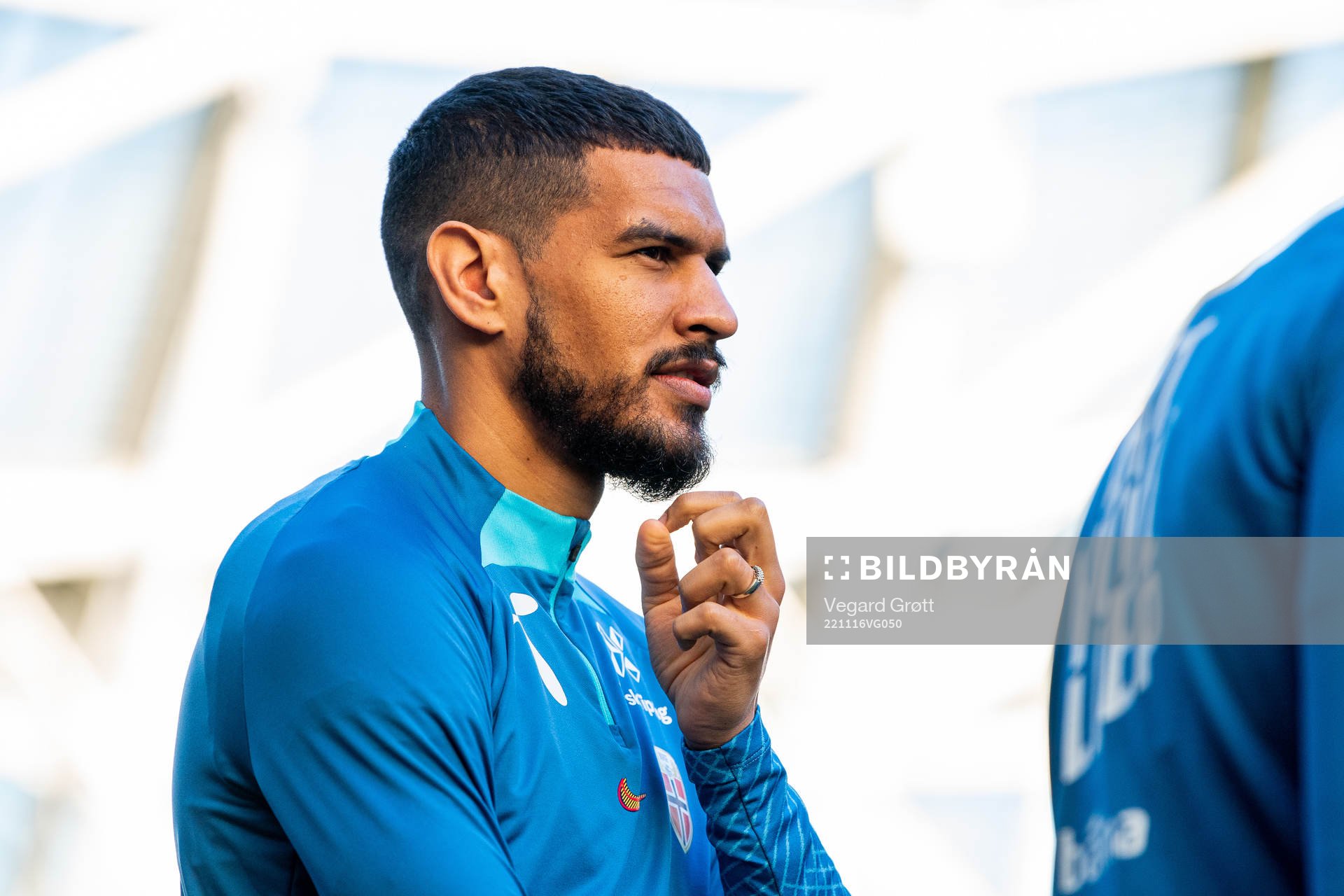 Ohi Omoijuanfo of the Norwegian national football team