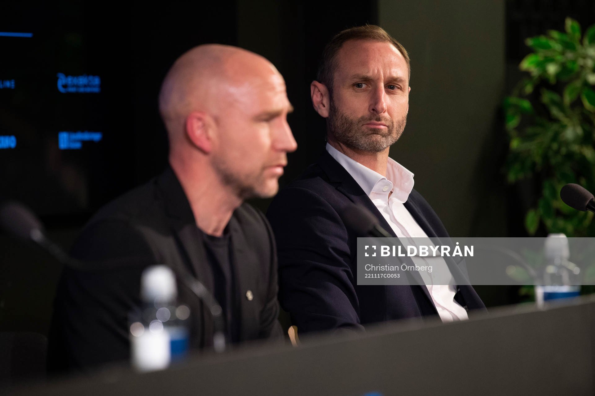 Sportchef Andreas Georgson presenterar Henrik Rydström som
