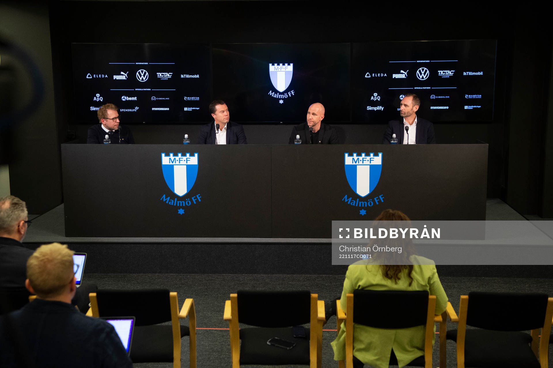 Presschef Peter Sohlmér, Sportdirektör Daniel Andersson