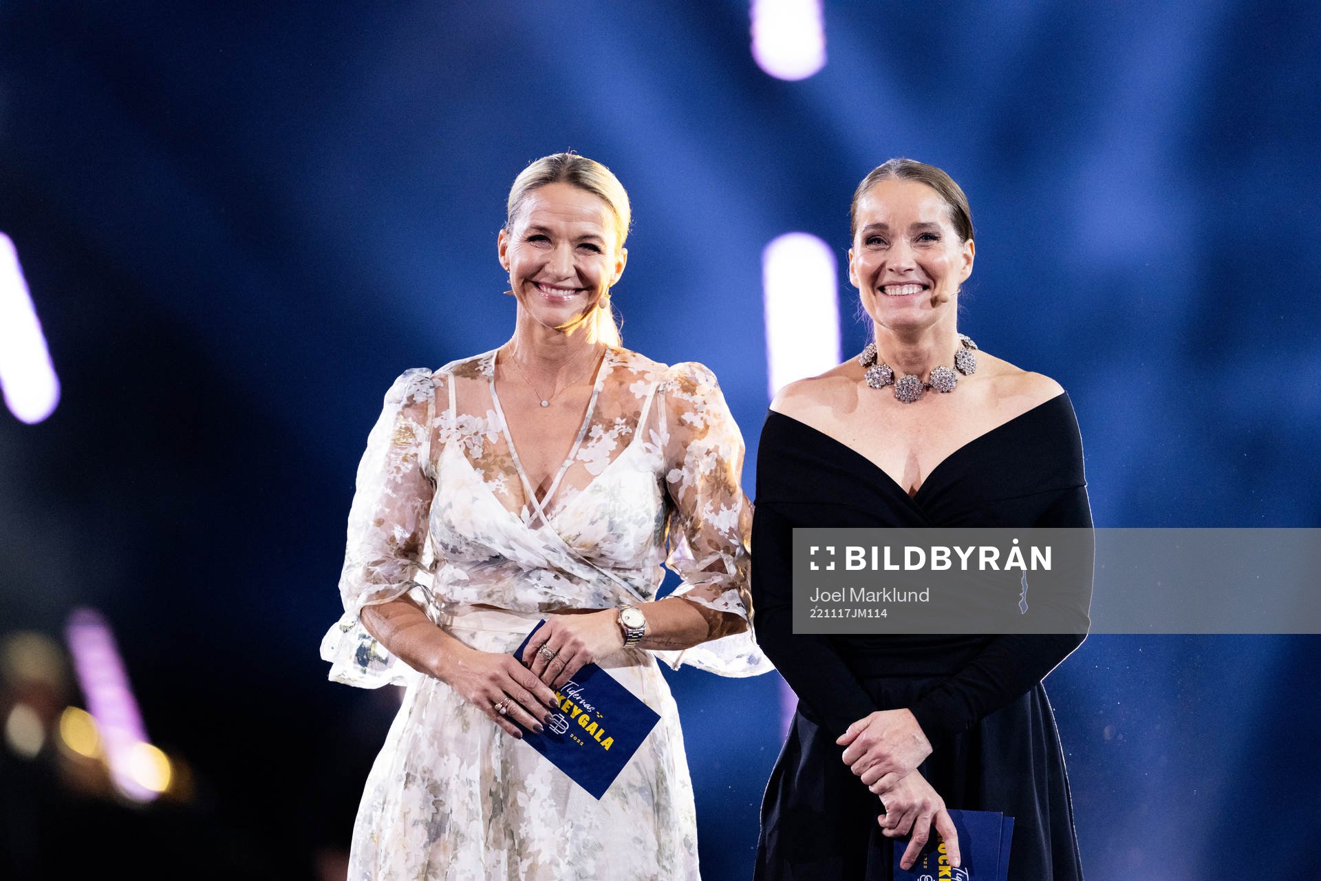 Kristin Kaspersen och Agneta Sjödin, programledare