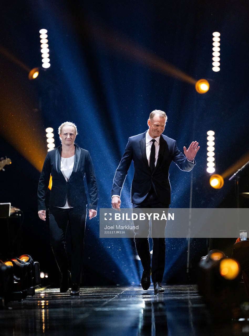 Gunilla Andersson Stampes och Nicklas Lidström tilldelas