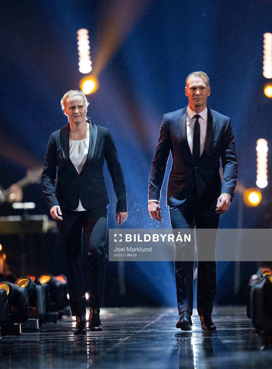Gunilla Andersson Stampes och Nicklas Lidström tilldelas