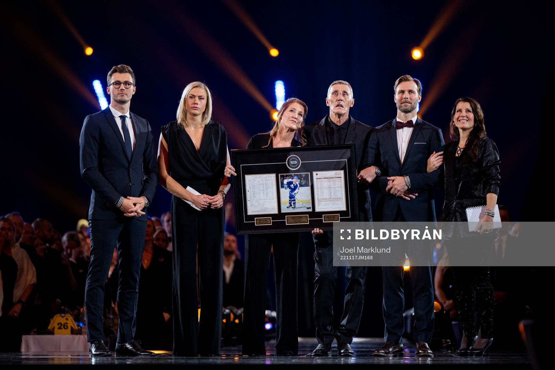 Rasmus, Bianca, Pia, Anders och Teresa Salming