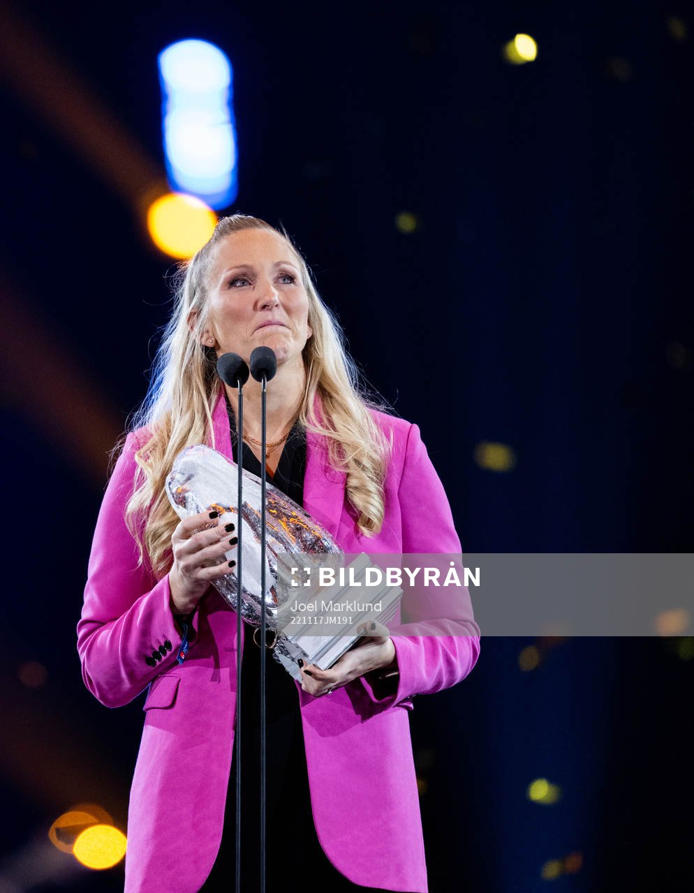 Kim Martin Hasson tilldelas priset Tidernas Spelare