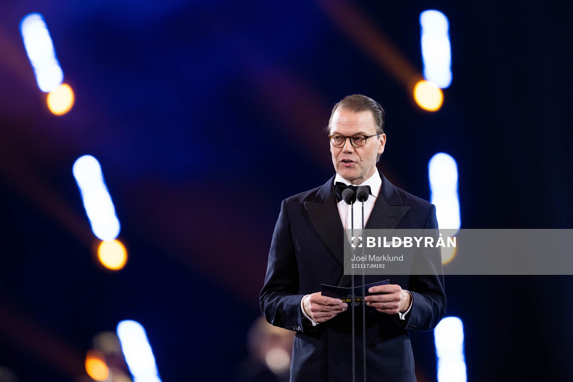 Prins Daniel, prisutdelare Tidernas Spelare