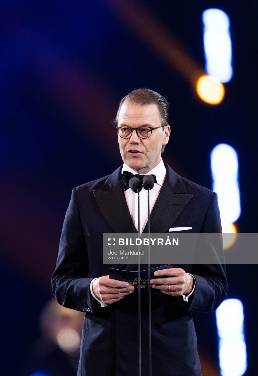 Prins Daniel, prisutdelare Tidernas Spelare