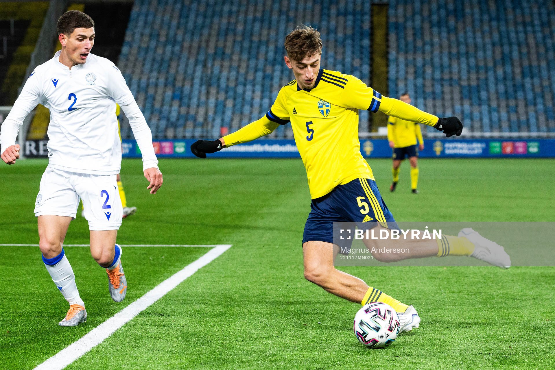Cyperns Andreas Evangelou och Sveriges Jonas Rouhi