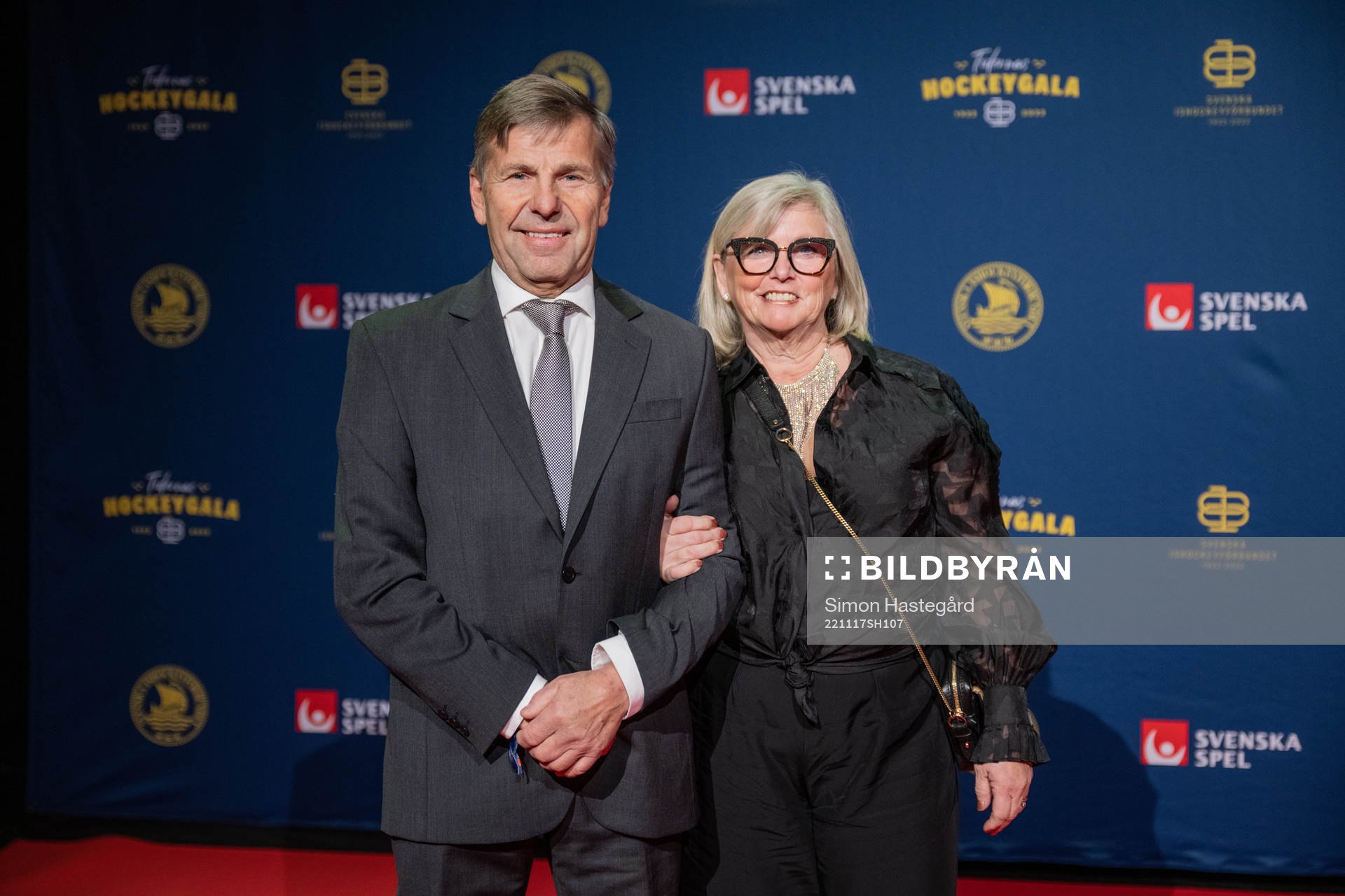 Mats Näslund och Eva Näslund på röda mattan