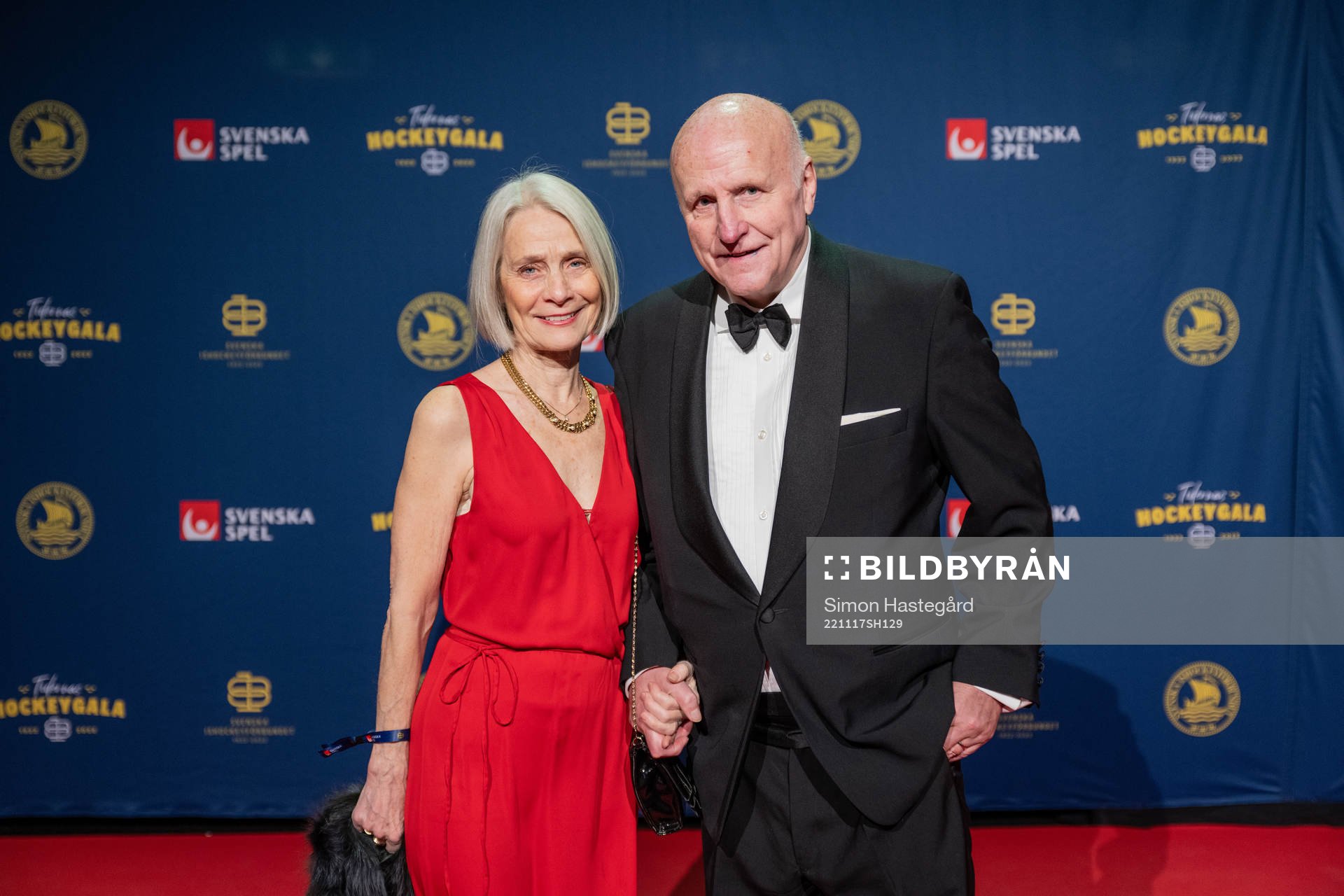 Arne Hegerfors med fru Kerstin på röda mattan