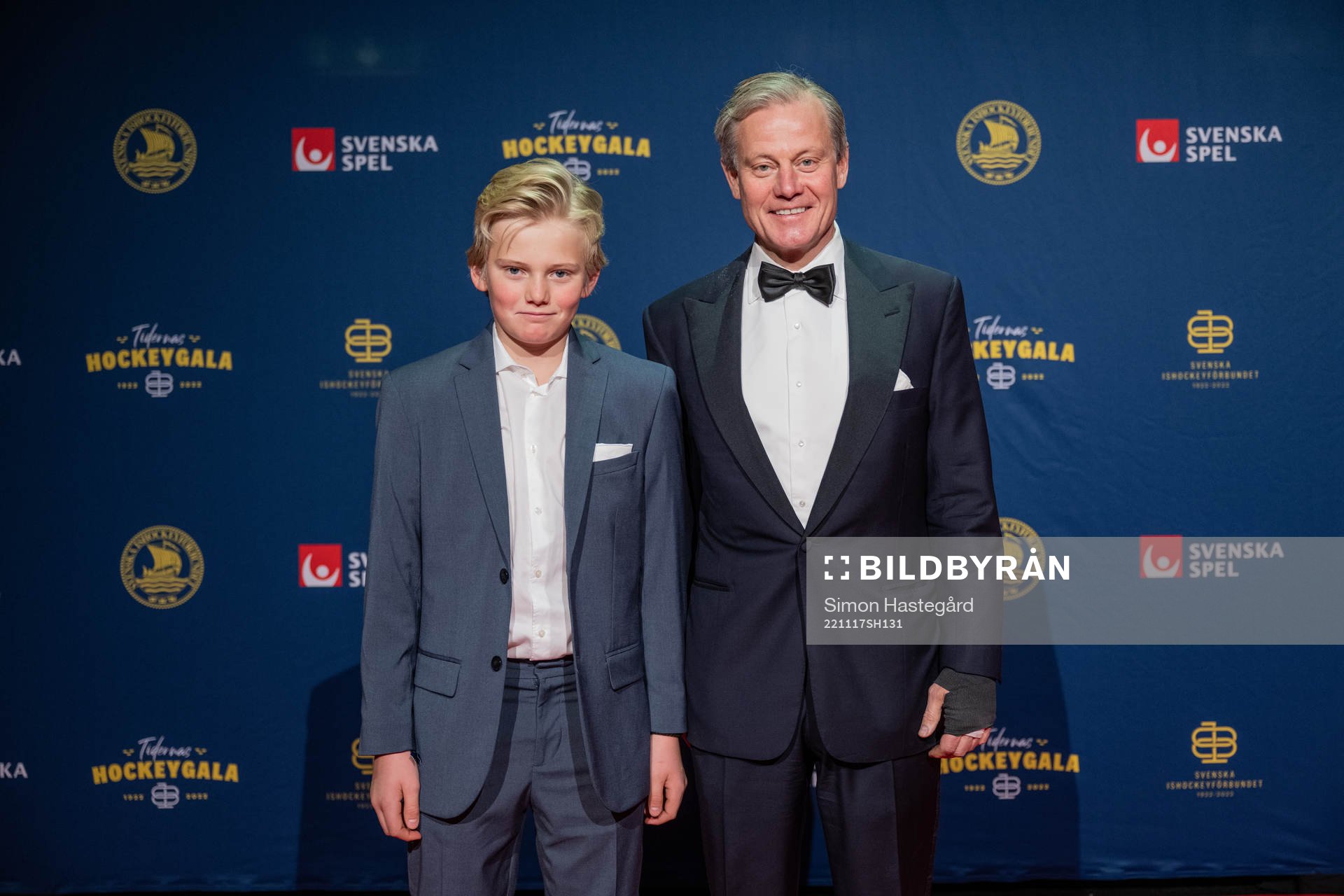 Besökare på röda mattan