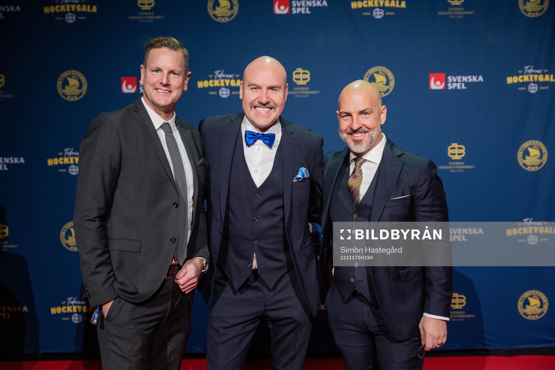 Niklas Jihde, Niklas Holmgren och Erik Granqvist på röda