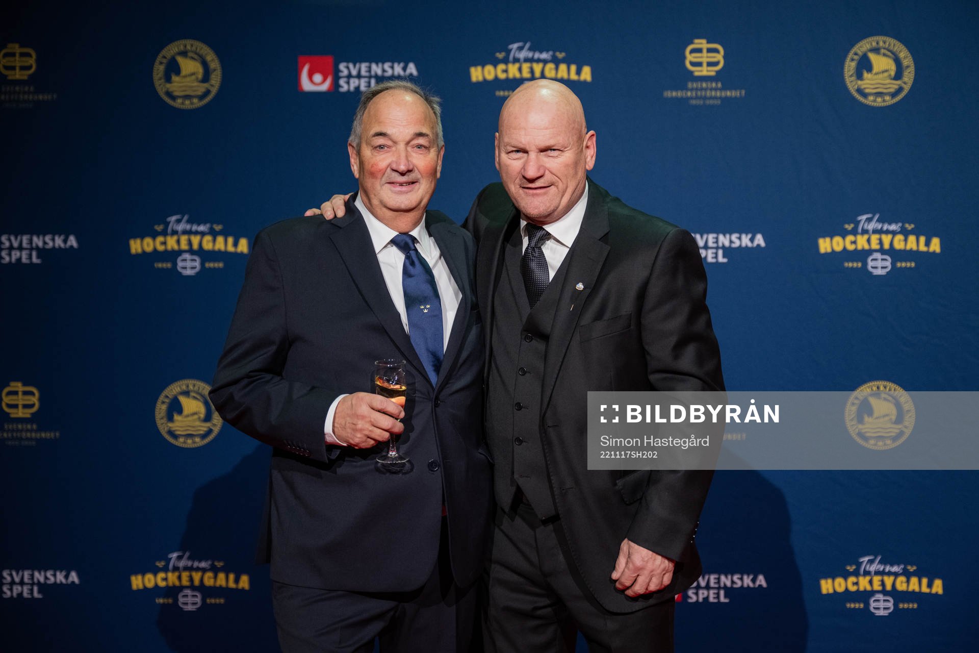 Anders Weiderstål och Håkan Södergren på röda mattan