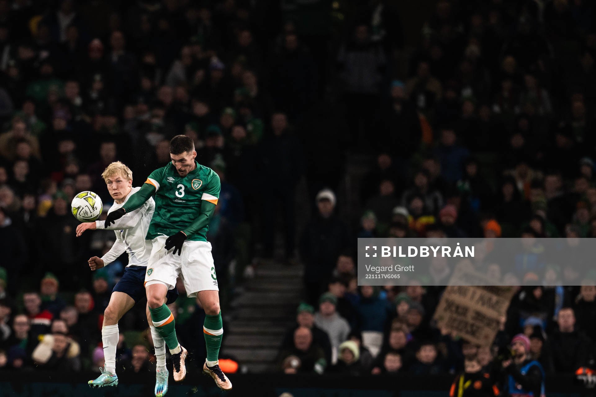 Birger Meling of Norway and Matt Doherty of Ireland
