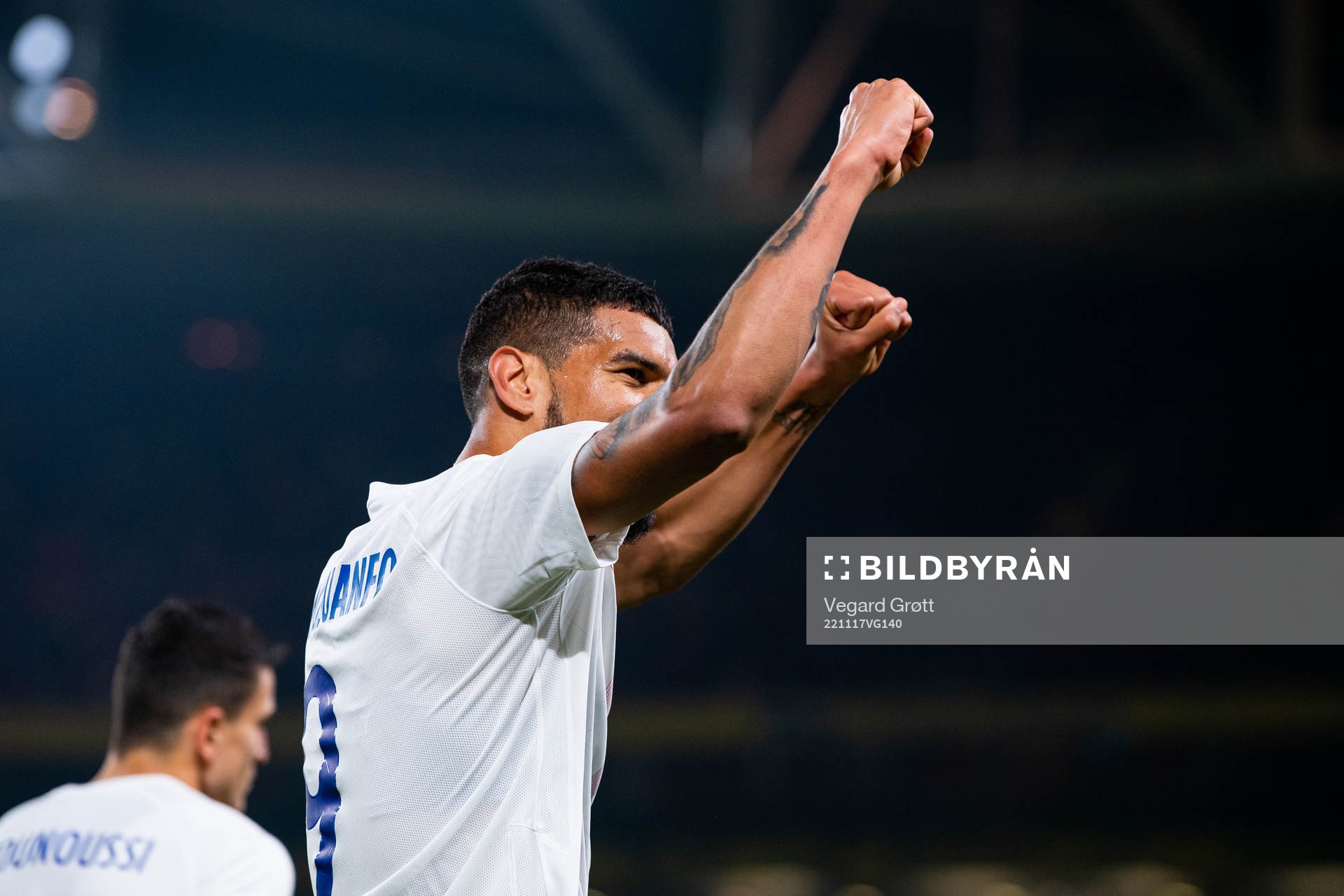 Ohi Omoijuanfo of Norway celebrates