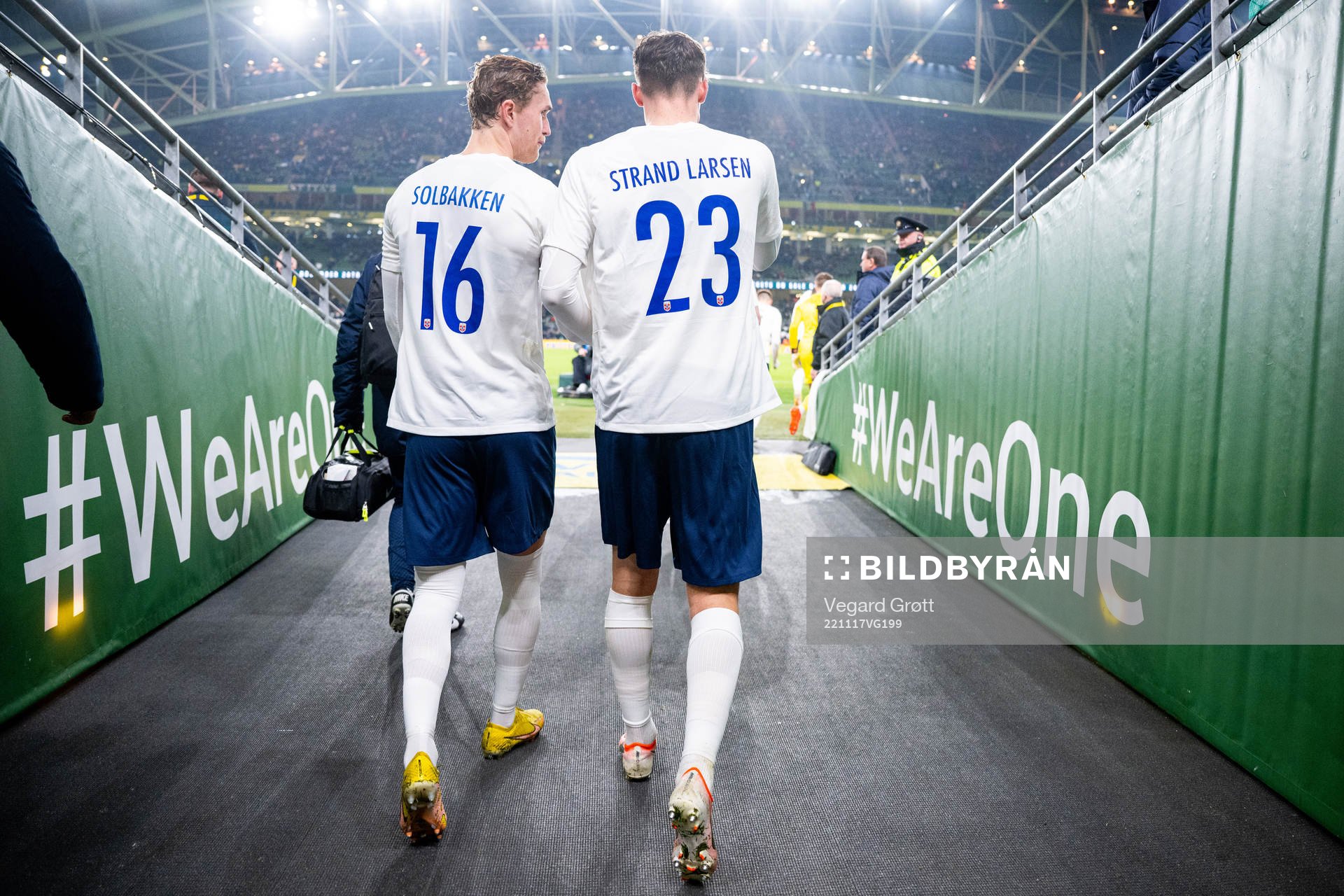 Ola Solbakken and Jørgen Strand Larsen of Norway at