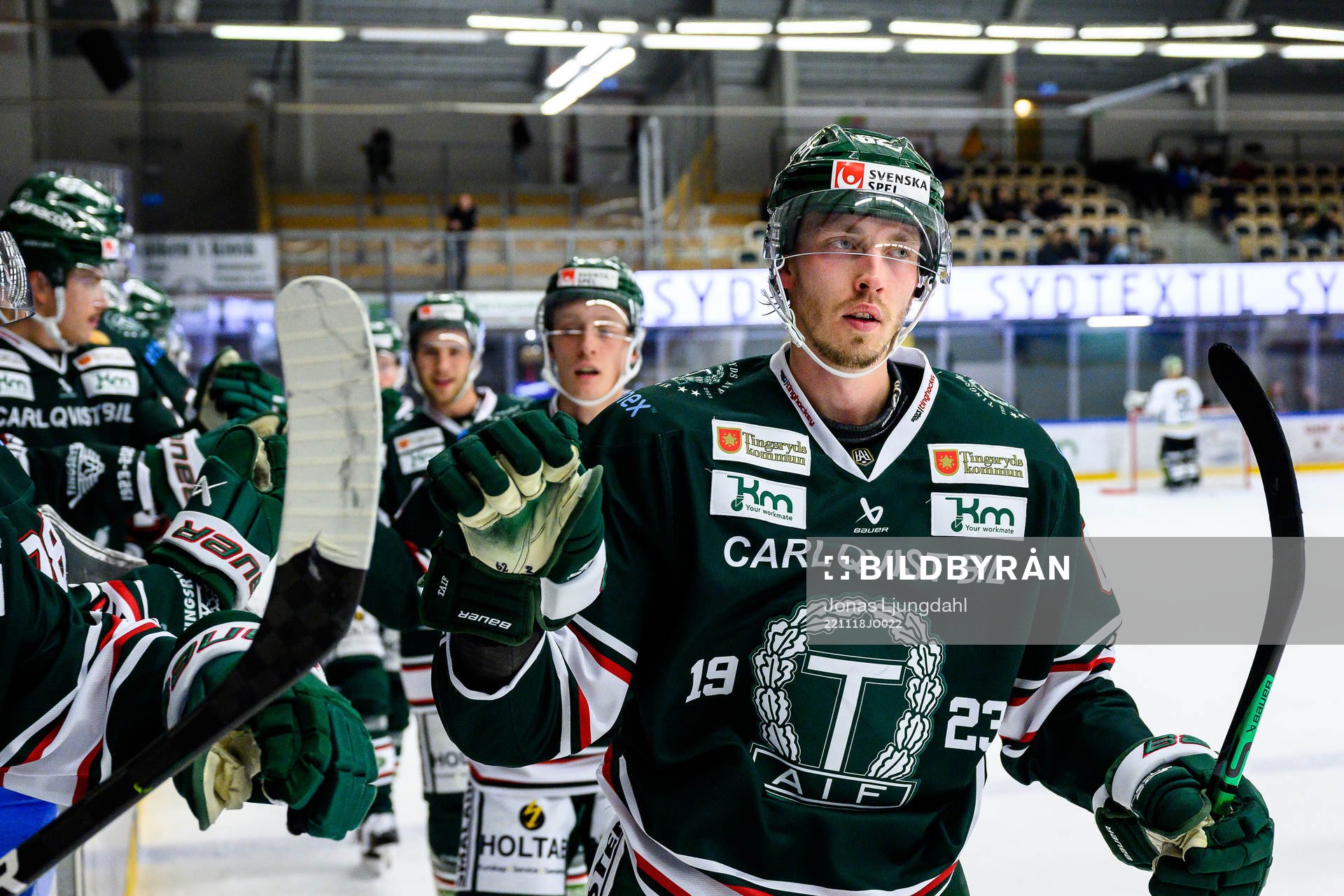 Tingsryds Simon Åkerström jublar