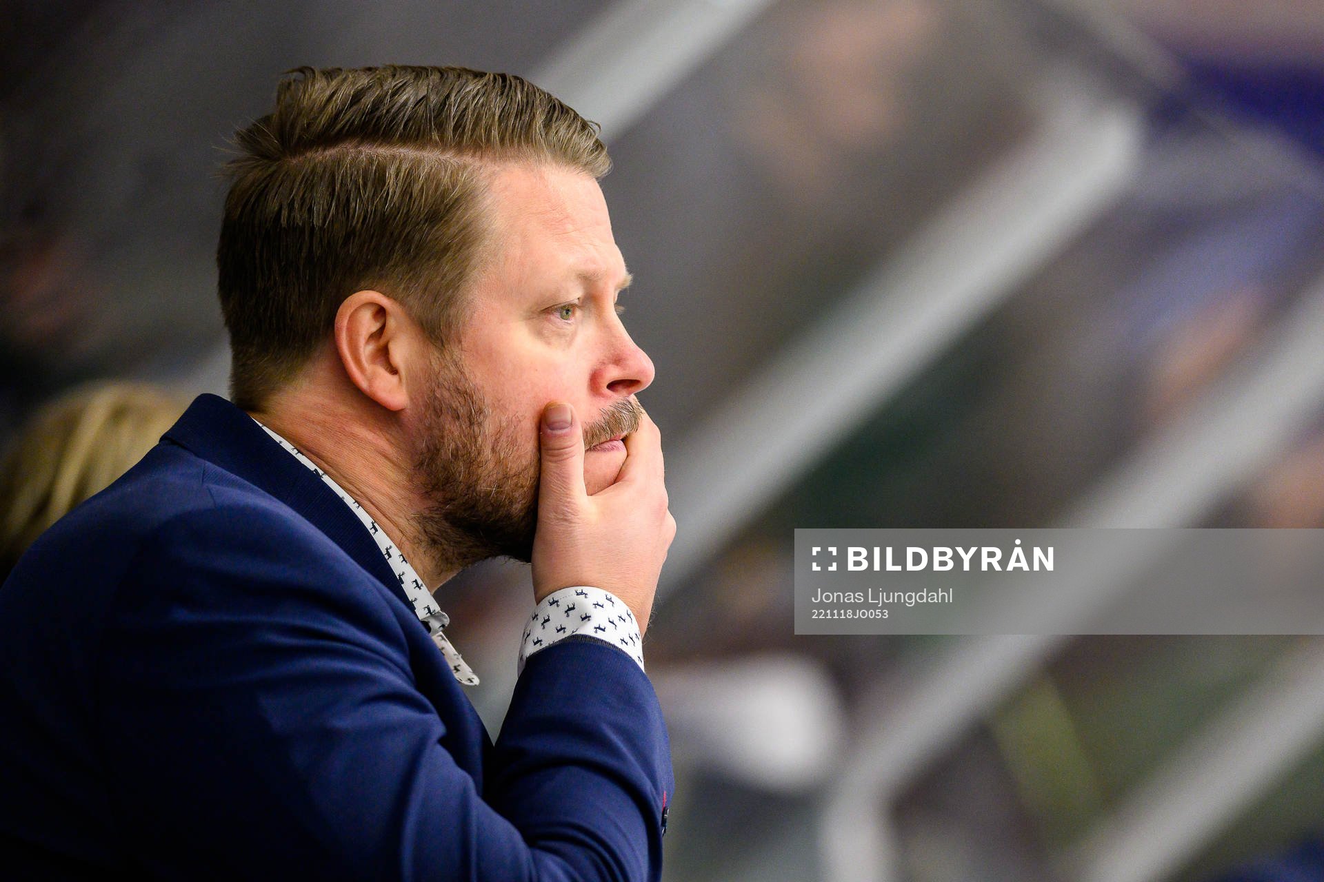 Tingsryds tränare Fredrik Glader deppar