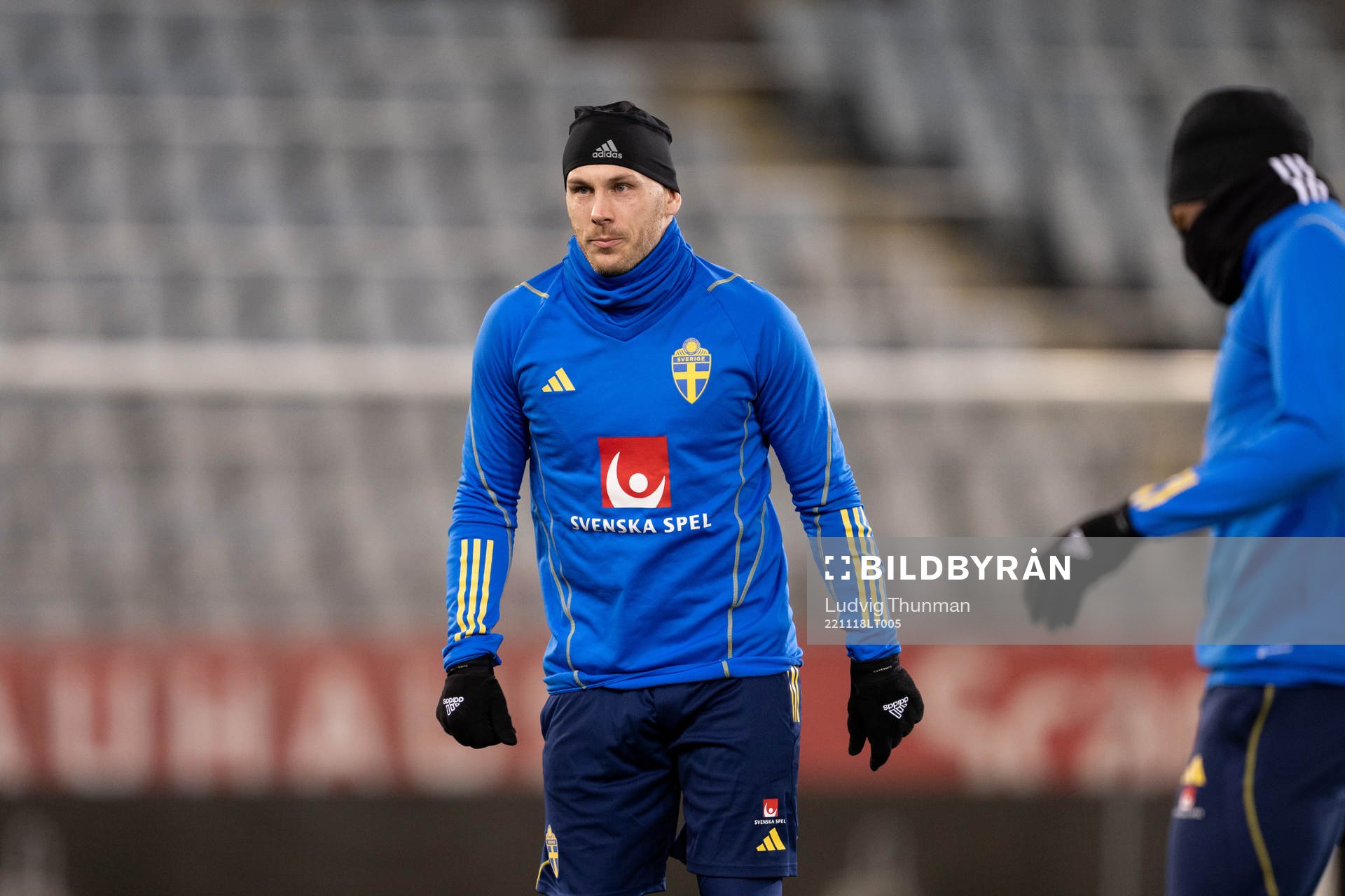 Magnus Eriksson of the Swedish national football team