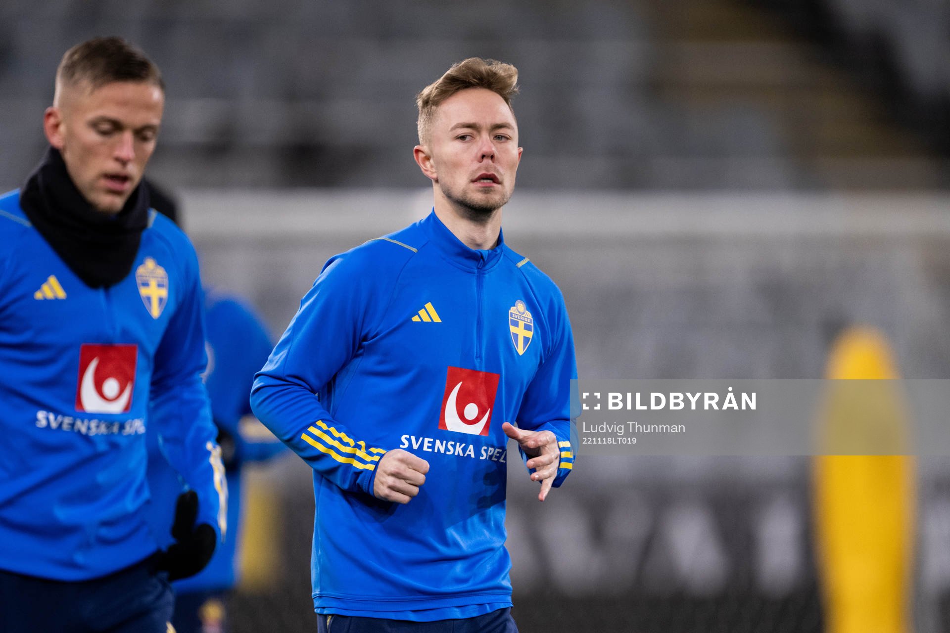 Joel Andersson of the Swedish national football team