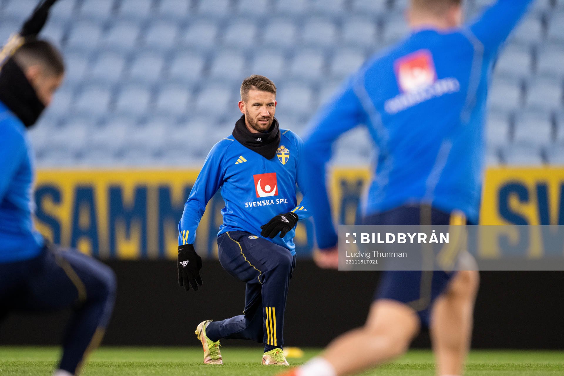 Marcus Rohdén of the Swedish national football team