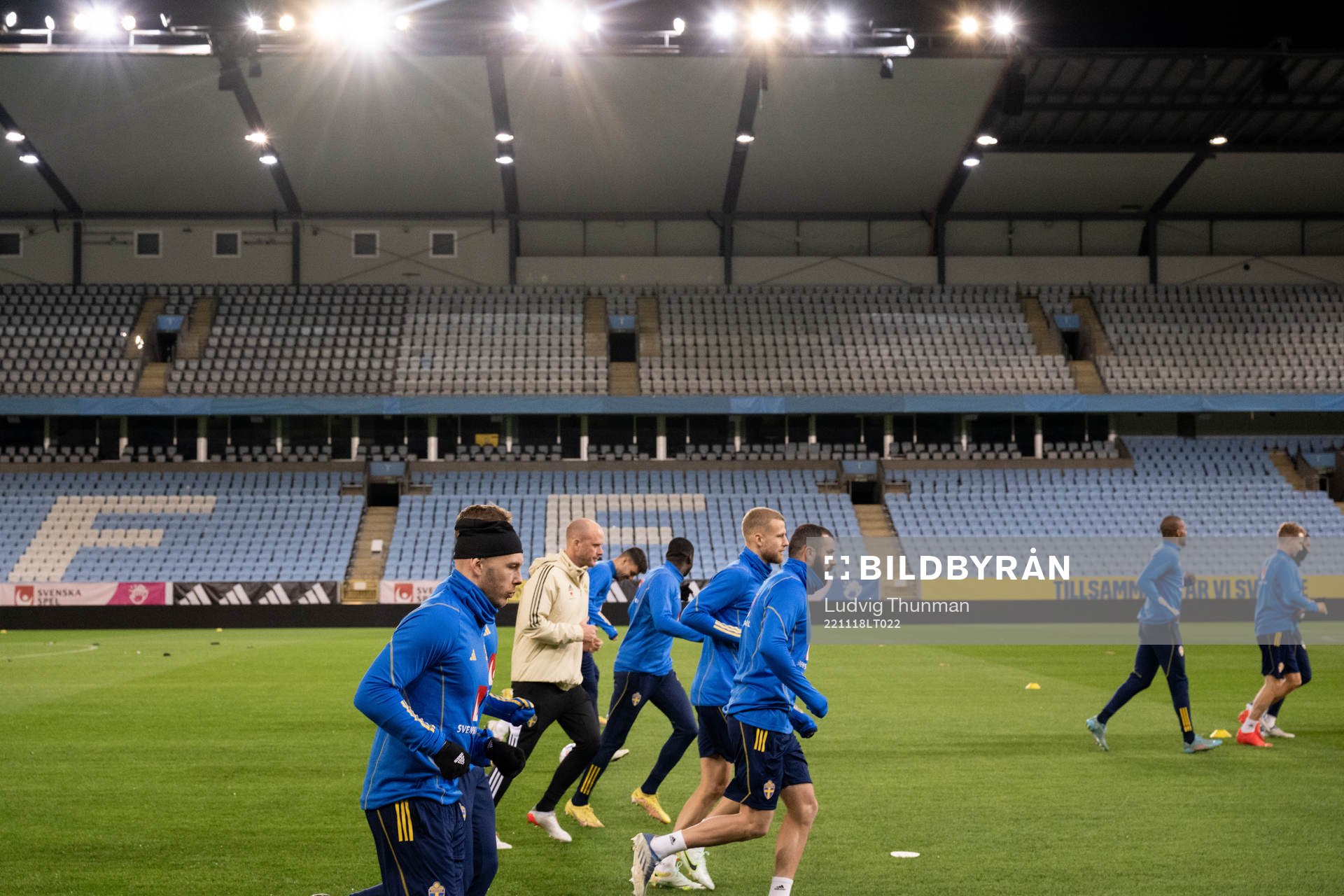 Magnus Eriksson, Mikael Ishak and Filip Dagerstål of the